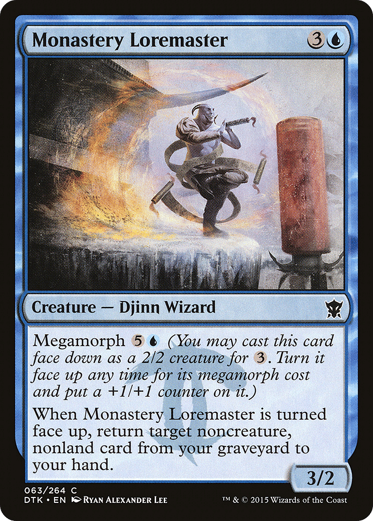 Monastery Loremaster — Dragons of Tarkir — Magic: The Gathering