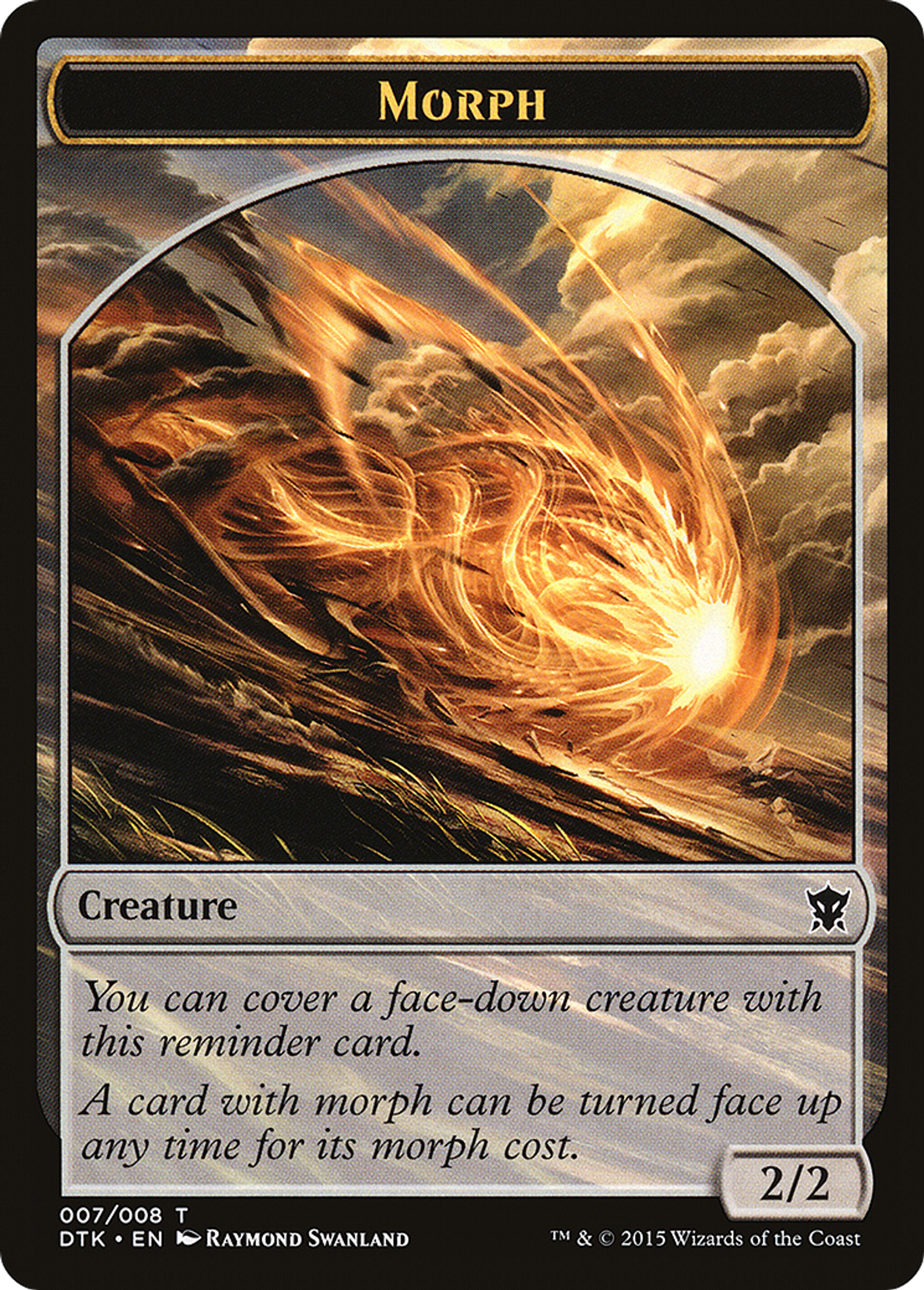 Morph — Dragons of Tarkir — Magic: The Gathering