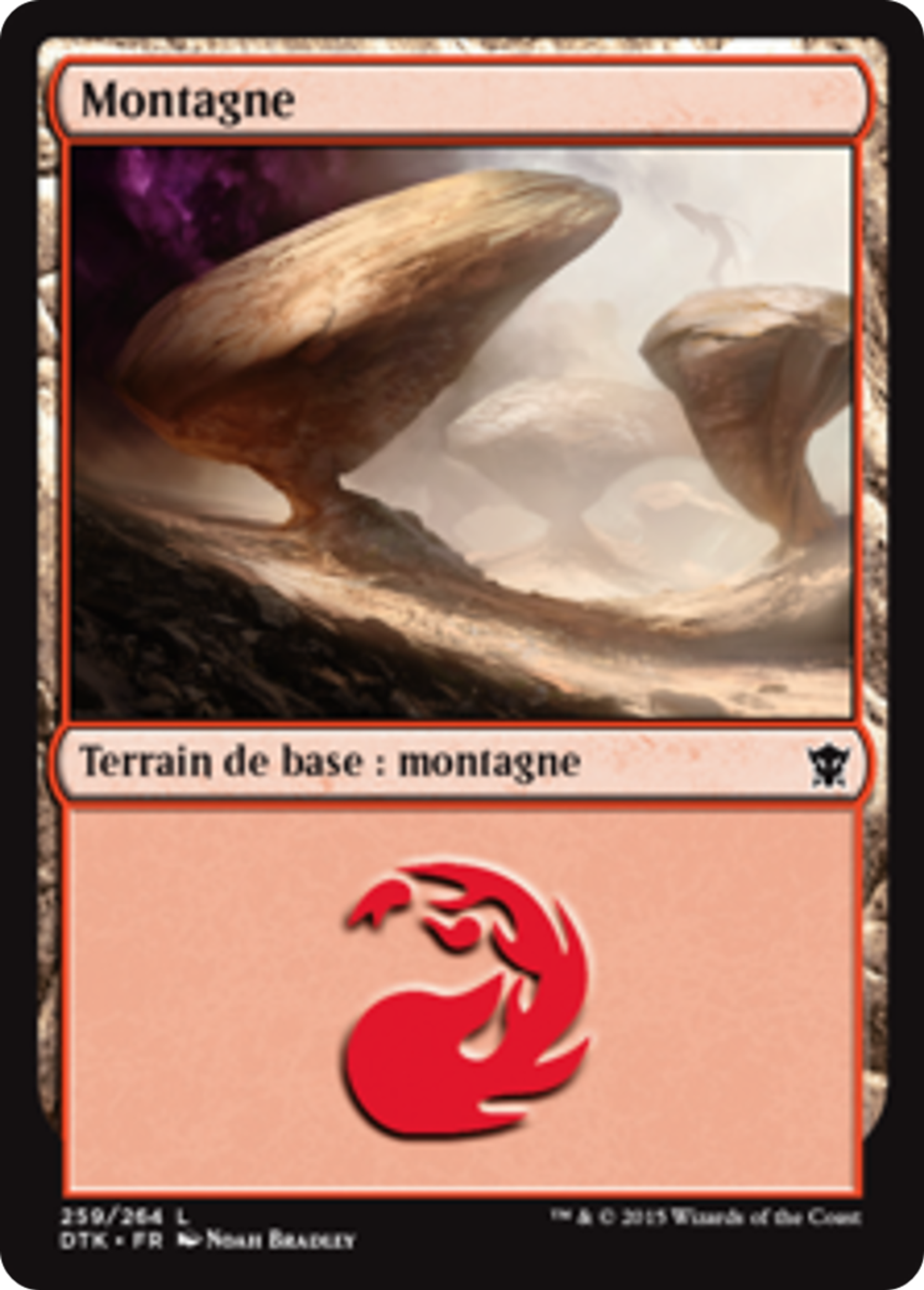 Montagne — Dragons of Tarkir — Magic: The Gathering
