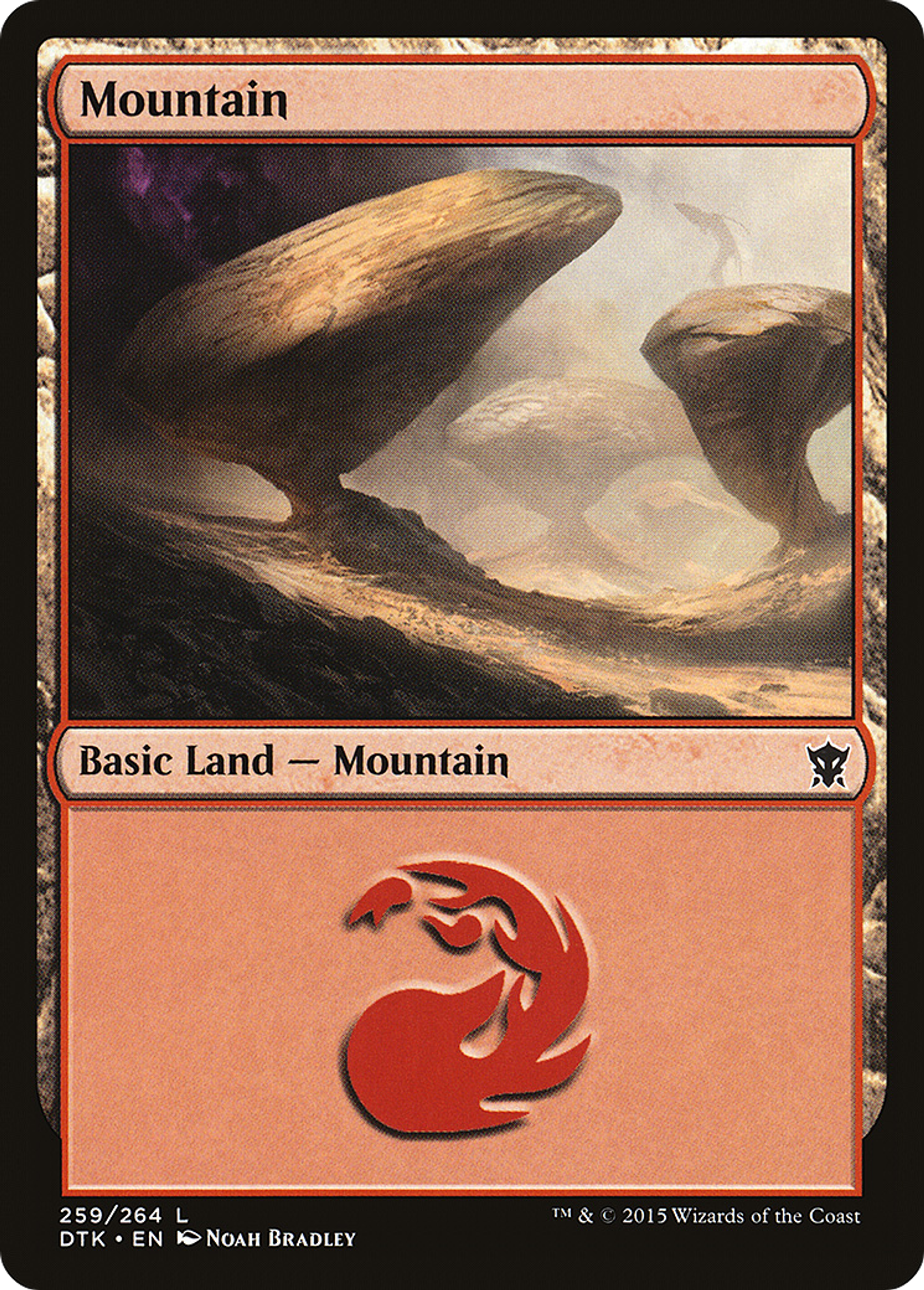 Montagne — Dragons of Tarkir — Magic: The Gathering