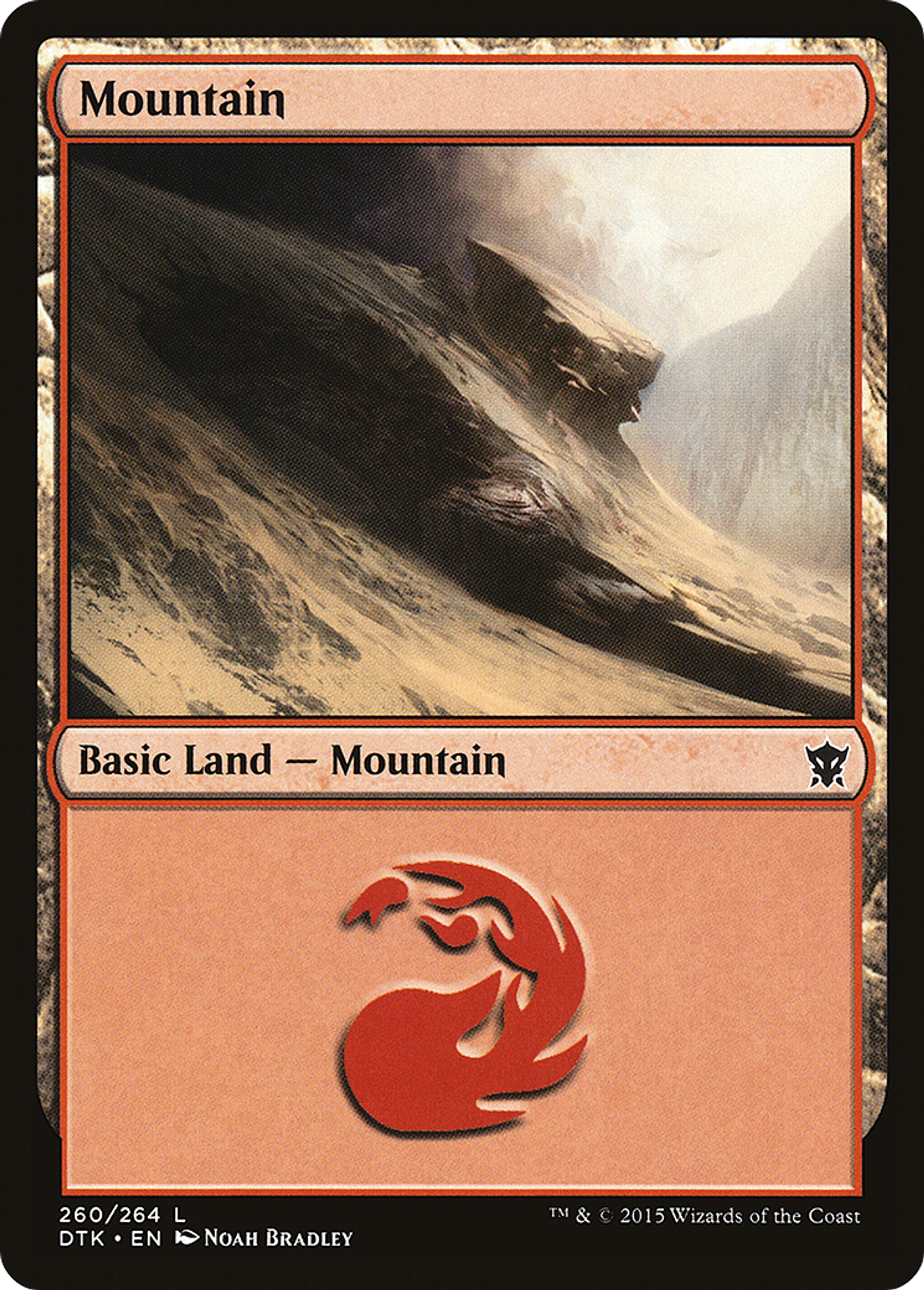 Montagne — Dragons of Tarkir — Magic: The Gathering
