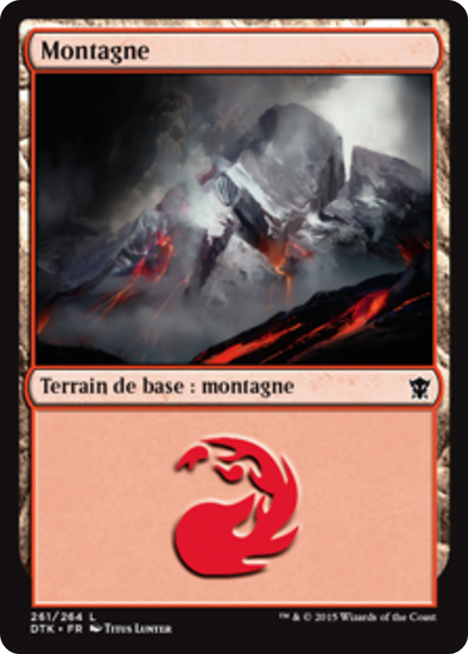 Montagne — Dragons of Tarkir — Magic: The Gathering