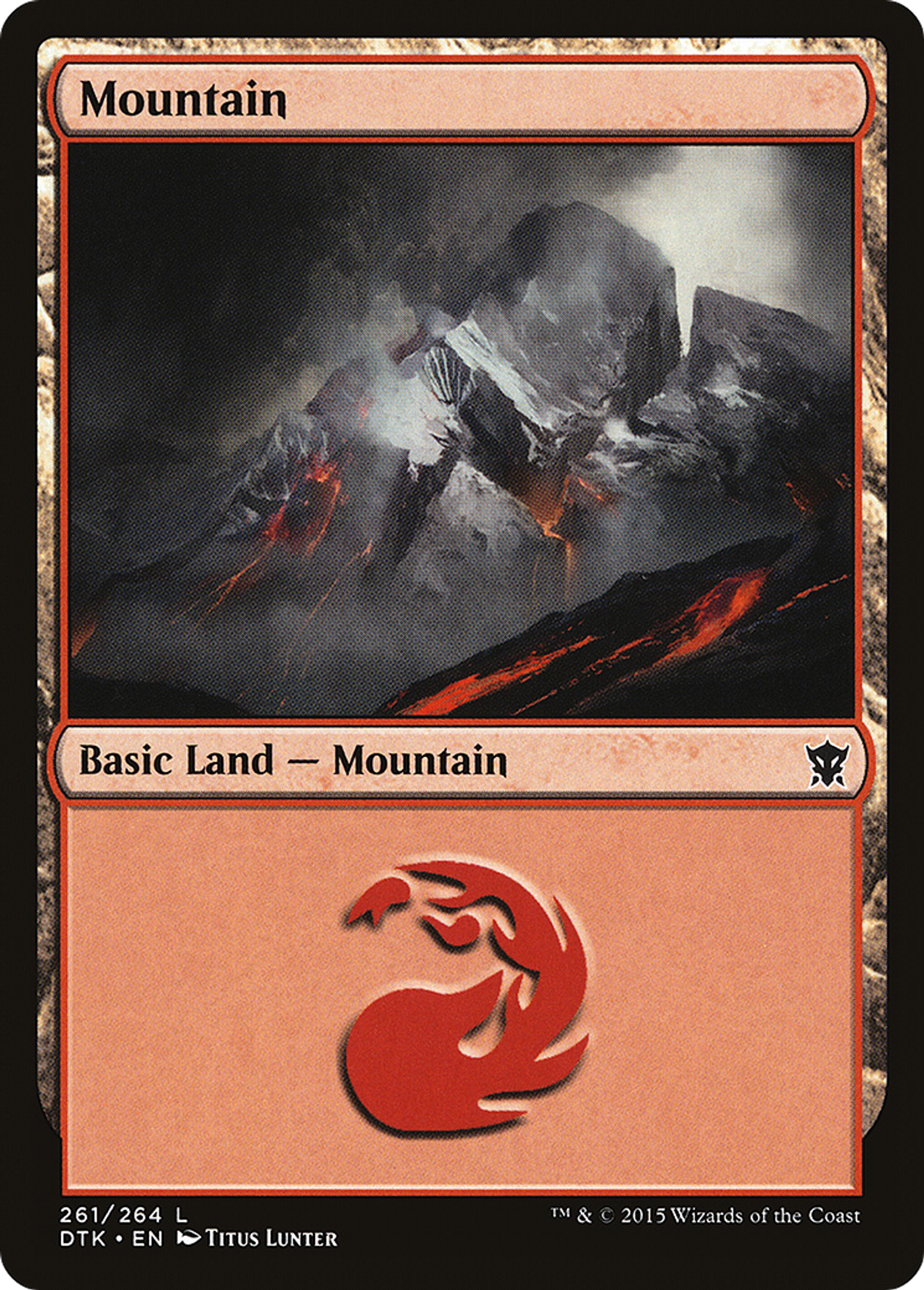 Montagne — Dragons of Tarkir — Magic: The Gathering