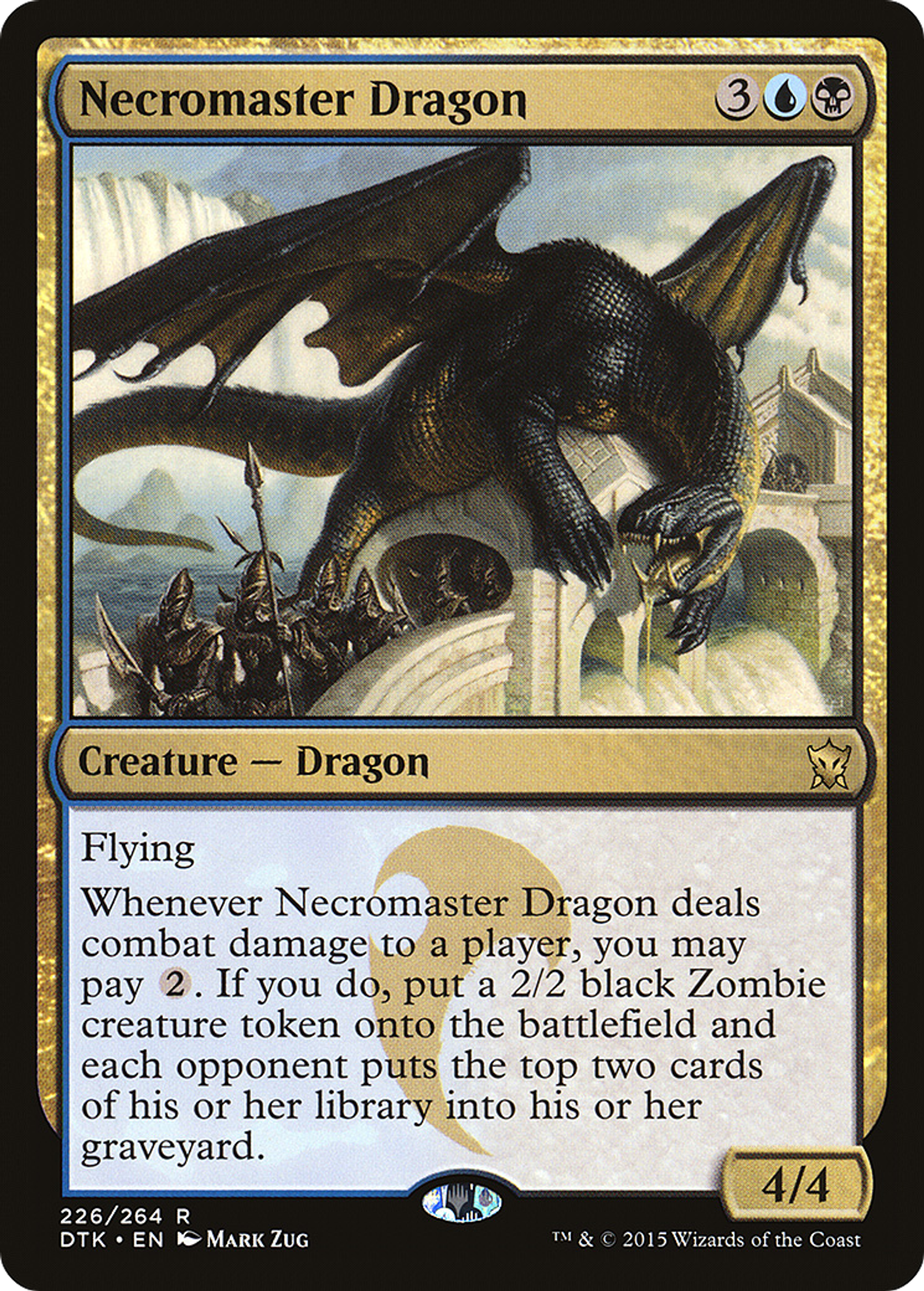 Dragonne nécromaîtresse — Dragons of Tarkir — Magic: The Gathering