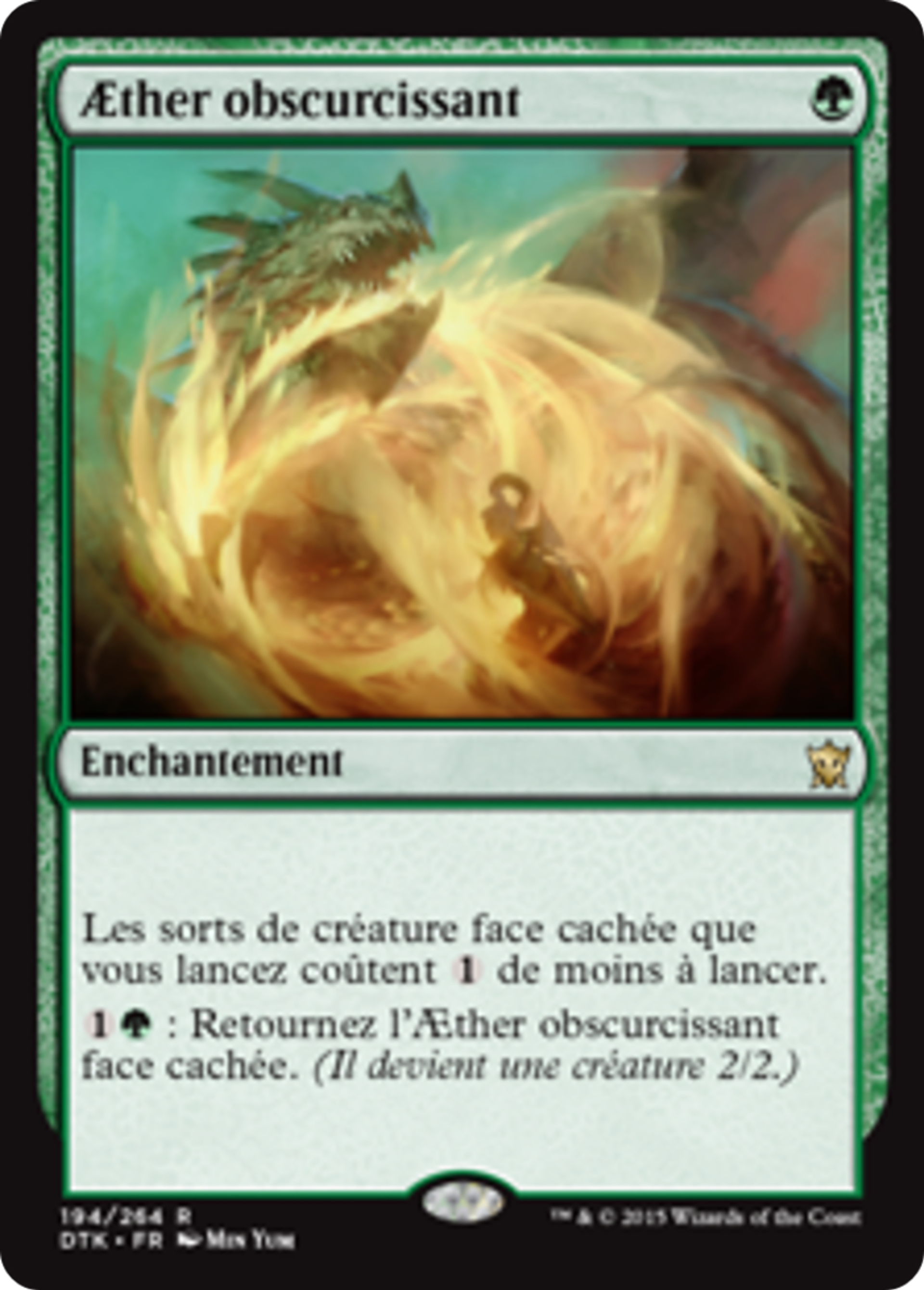 Aether obscurcissant — Dragons of Tarkir — Magic: The Gathering