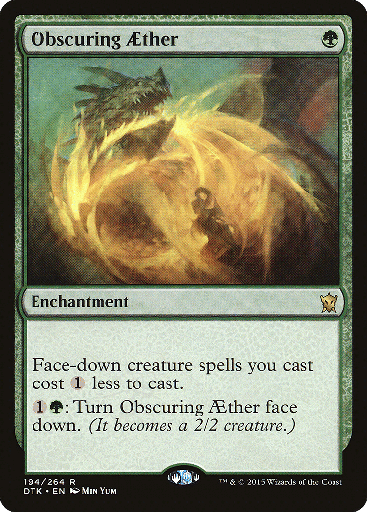 Obscuring Aether — Dragons of Tarkir — Magic: The Gathering