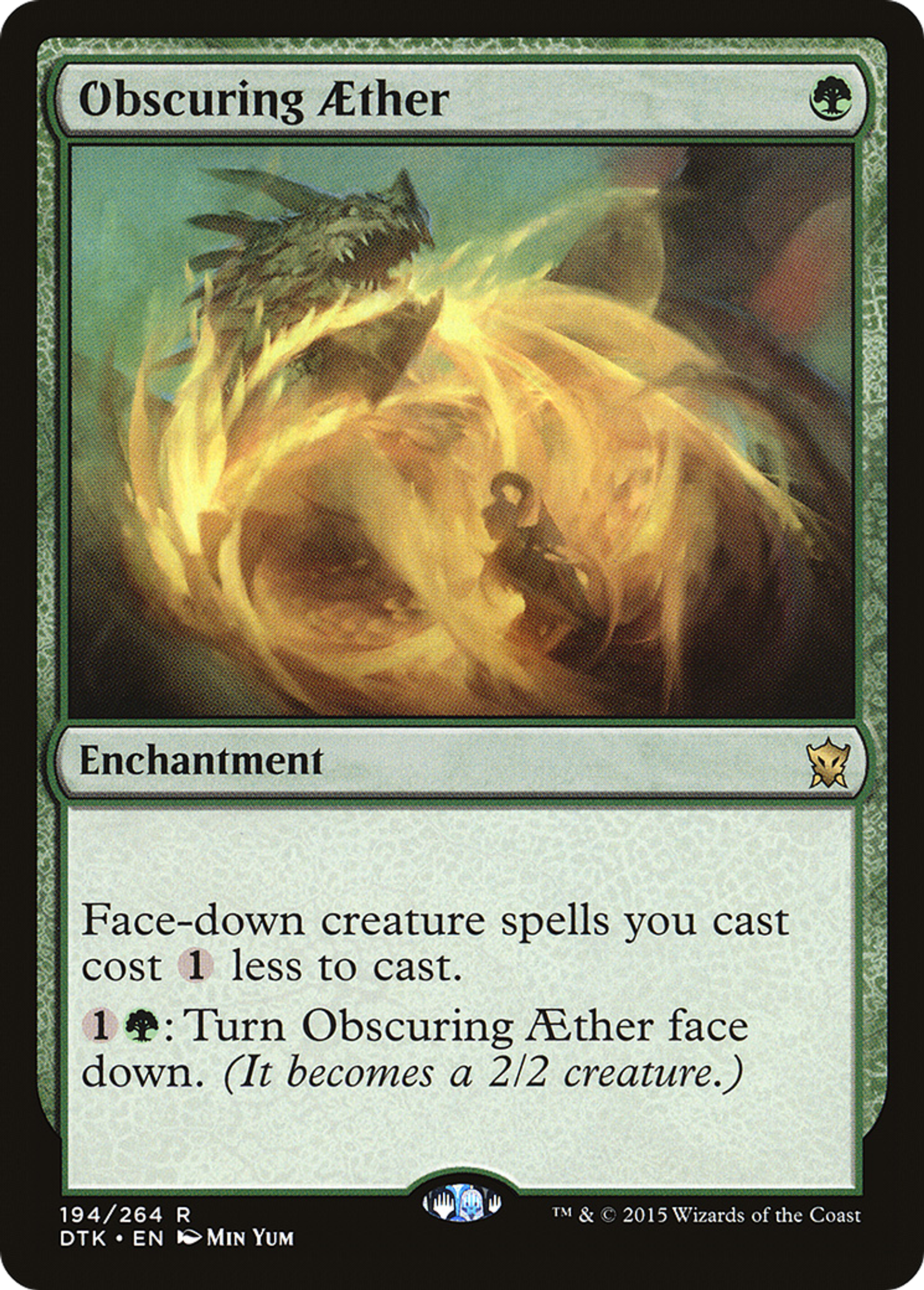 Aether obscurcissant — Dragons of Tarkir — Magic: The Gathering