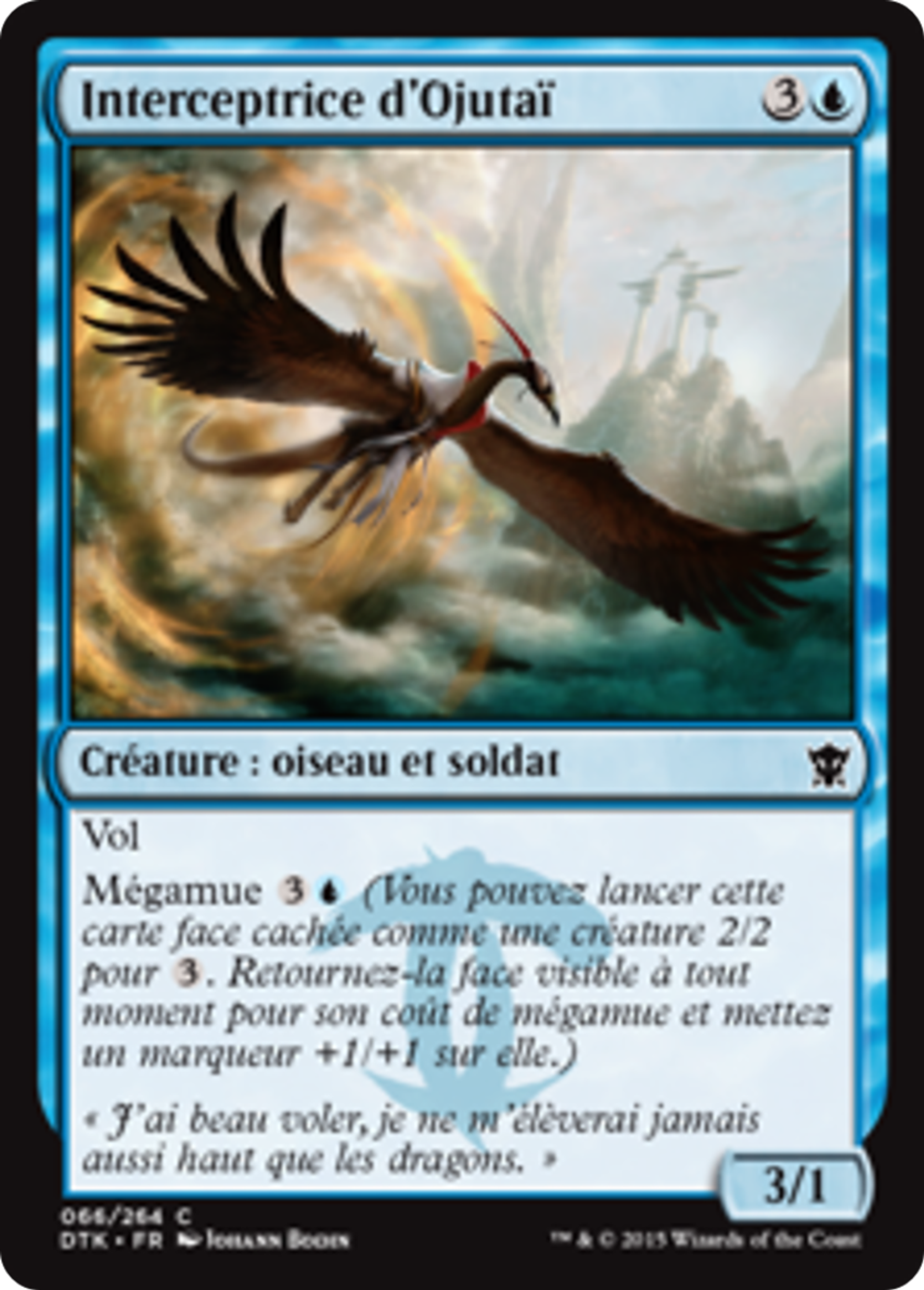 Interceptrice d'Ojutaï — Dragons of Tarkir — Magic: The Gathering