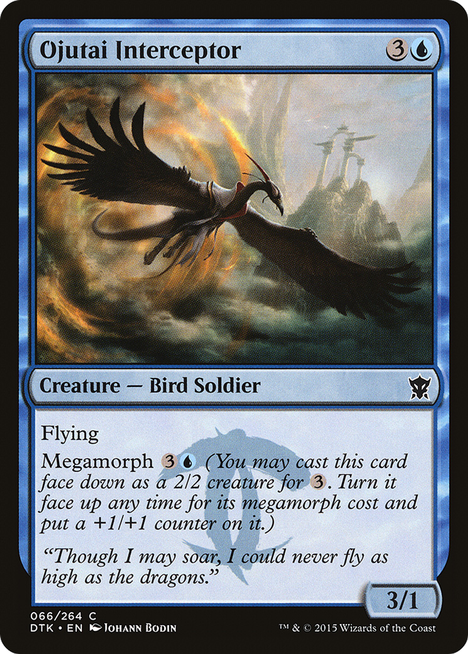 Ojutai Interceptor — Dragons of Tarkir — Magic: The Gathering