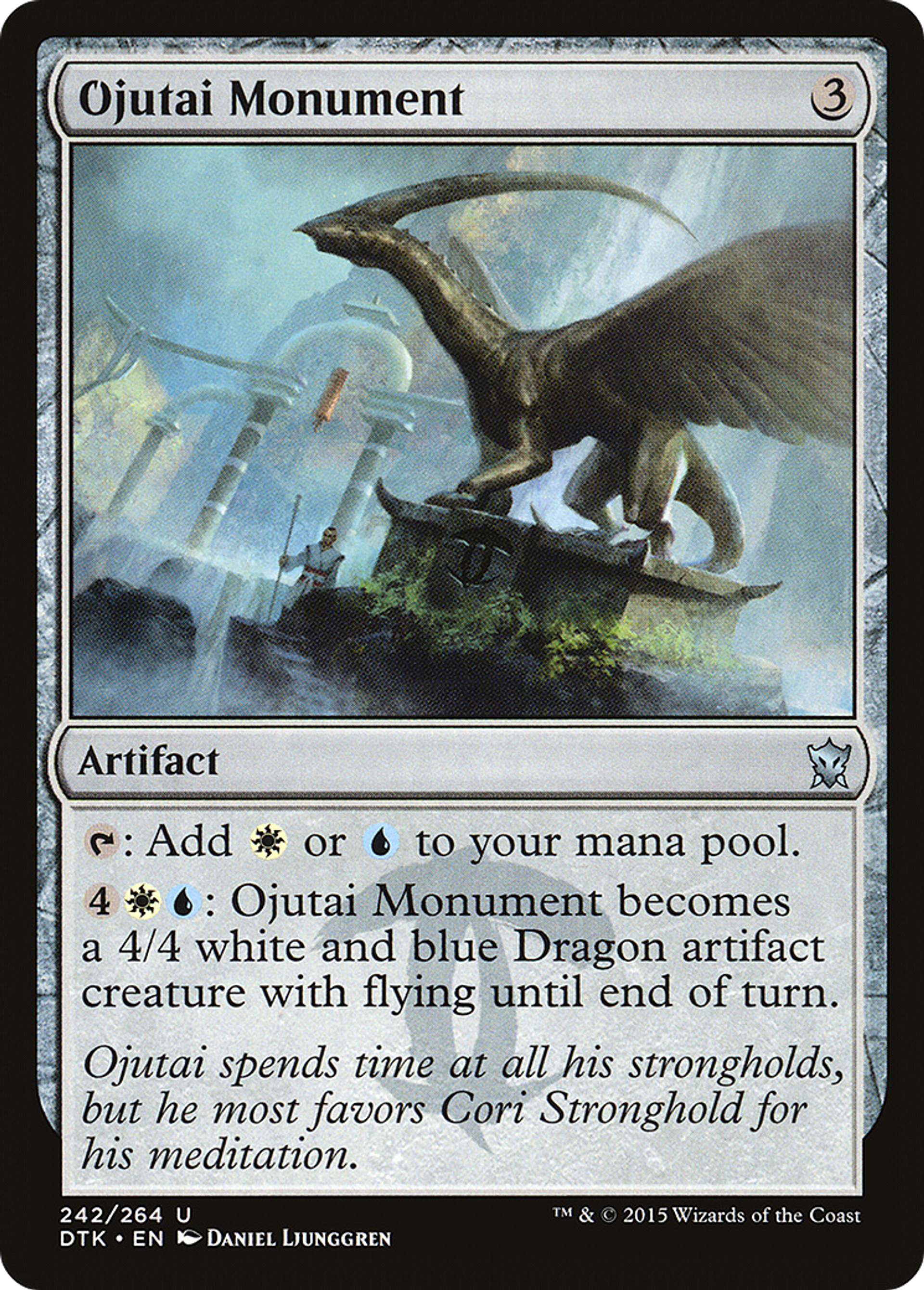 Monument d'Ojutaï — Dragons of Tarkir — Magic: The Gathering