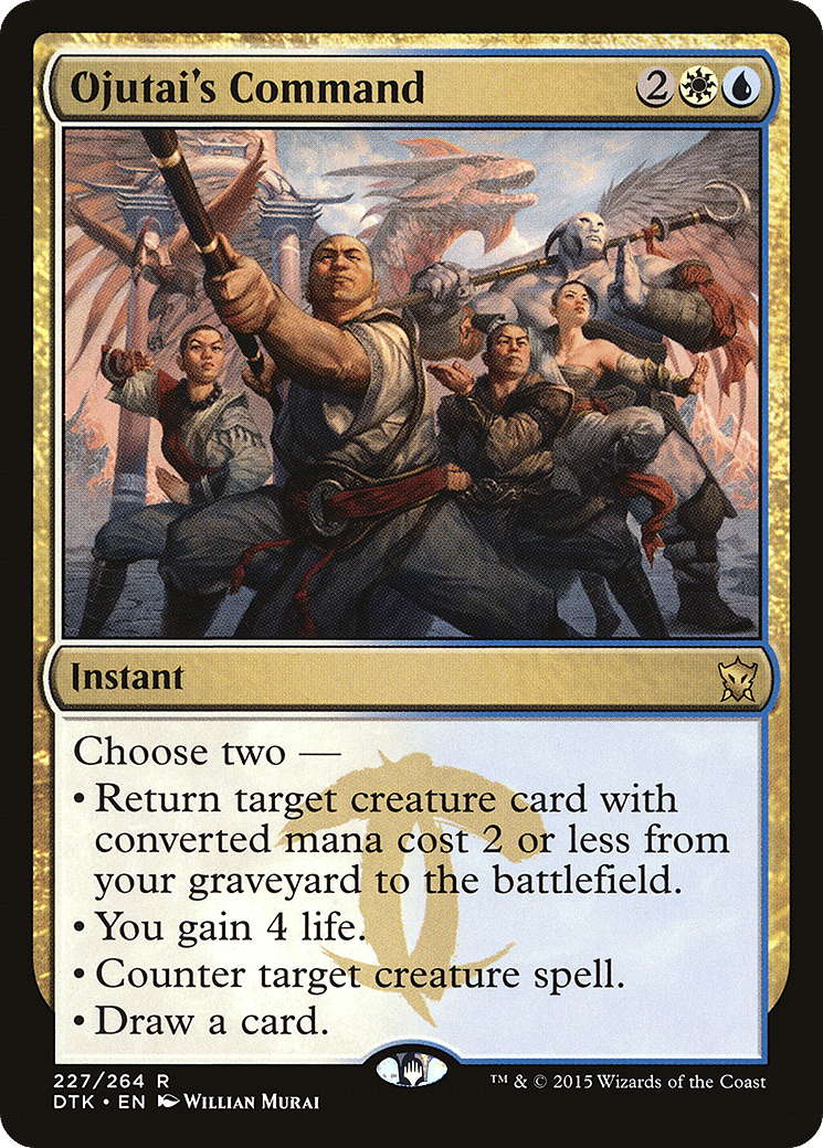 Ojutai's Command — Dragons of Tarkir — Magic: The Gathering