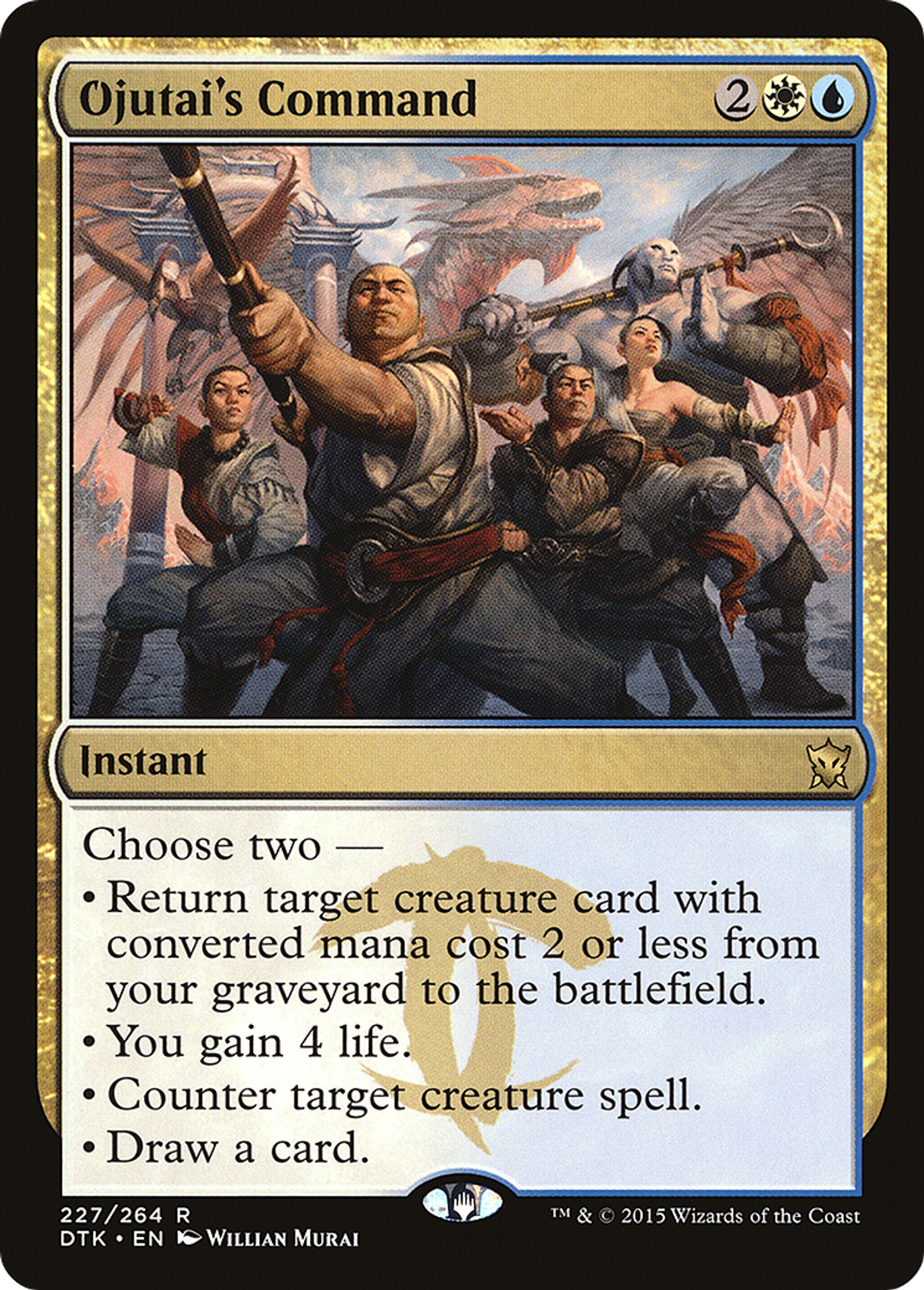 Commandement d'Ojutaï — Dragons of Tarkir — Magic: The Gathering