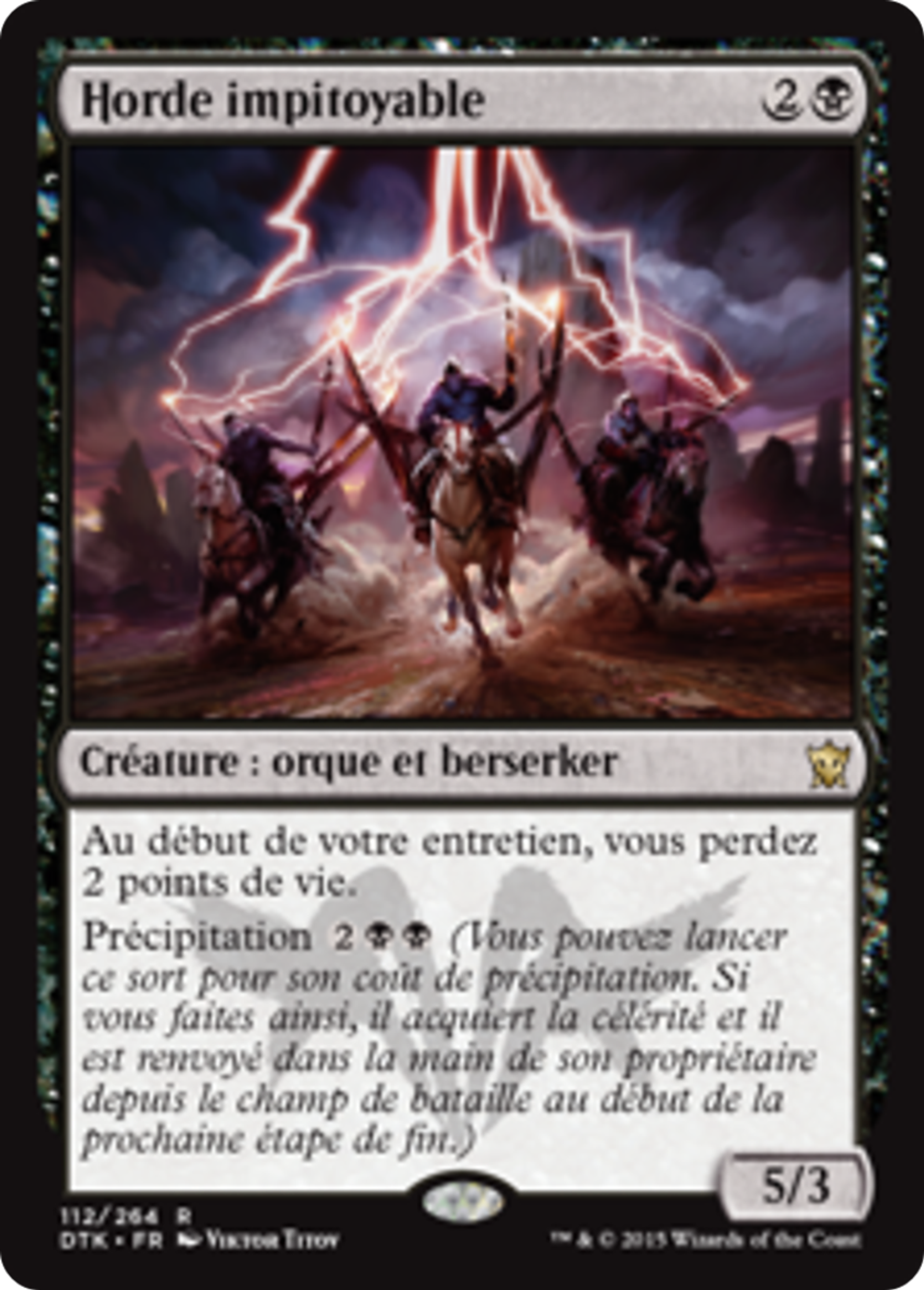 Horde impitoyable — Dragons of Tarkir — Magic: The Gathering