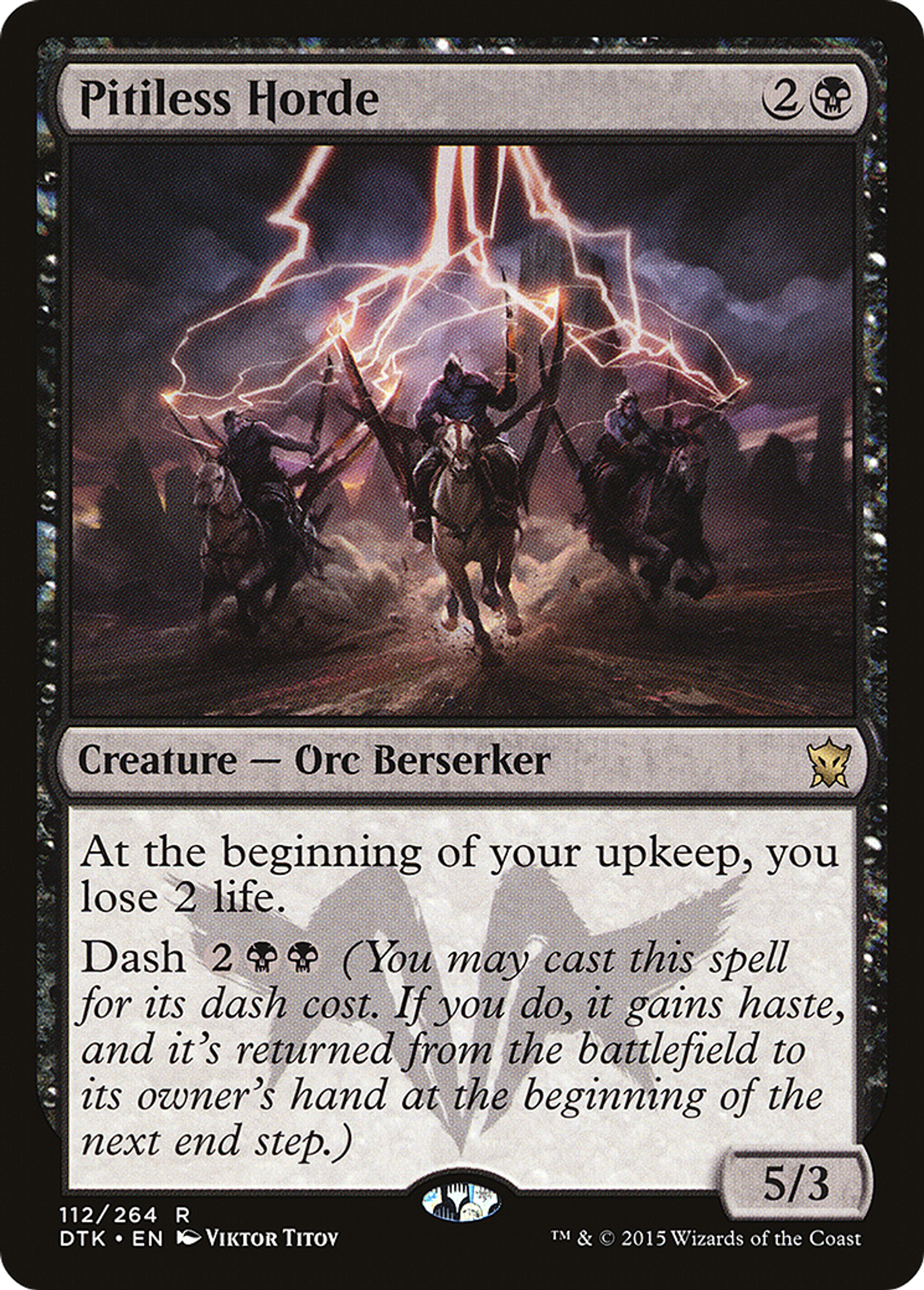 Pitiless Horde — Dragons of Tarkir — Magic: The Gathering