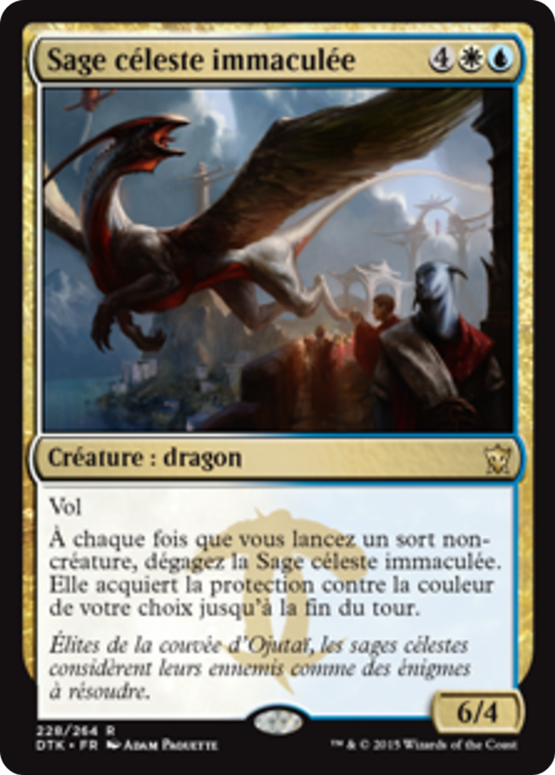 Sage céleste immaculée — Dragons of Tarkir — Magic: The Gathering