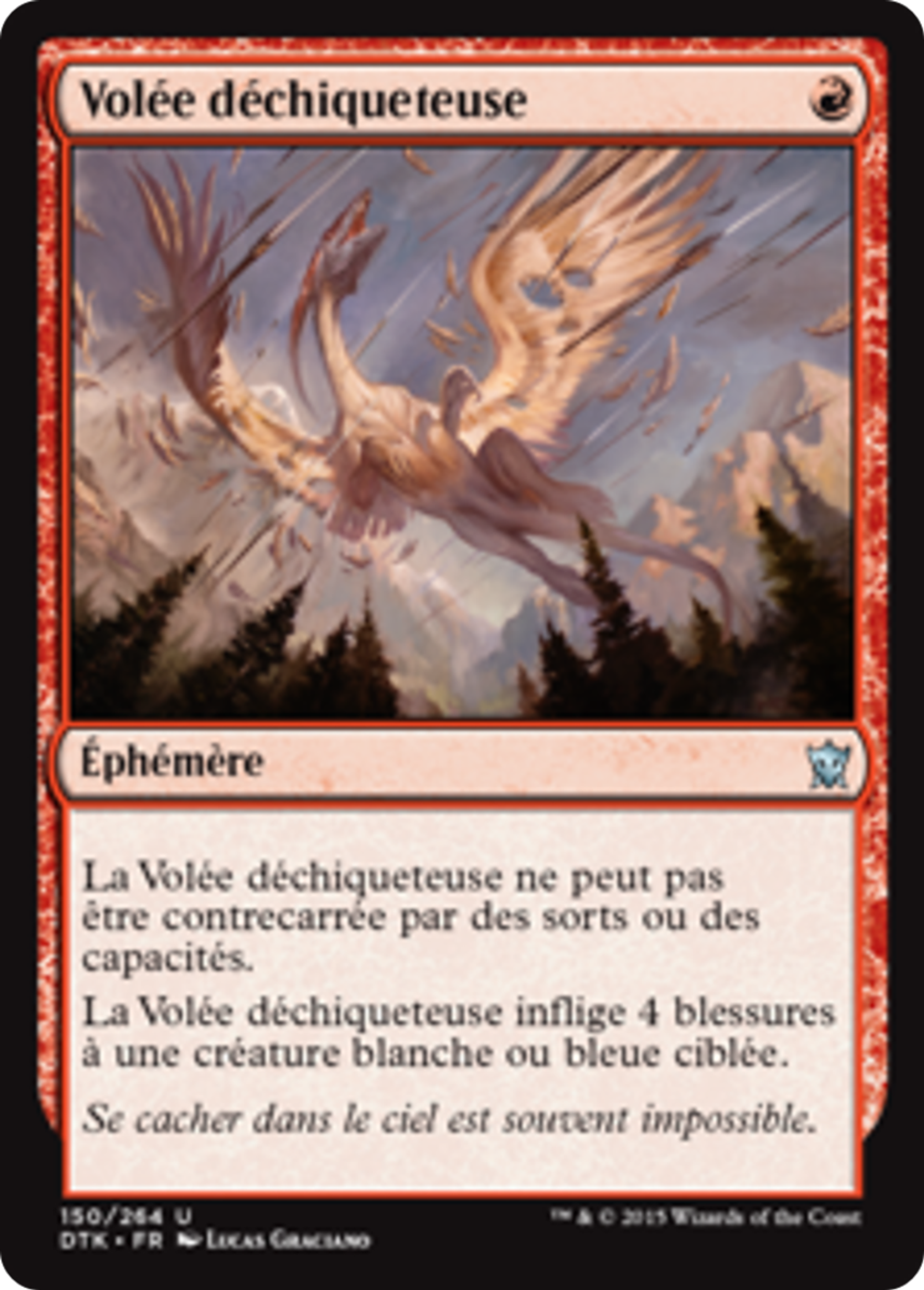 Volée déchiqueteuse — Dragons of Tarkir — Magic: The Gathering