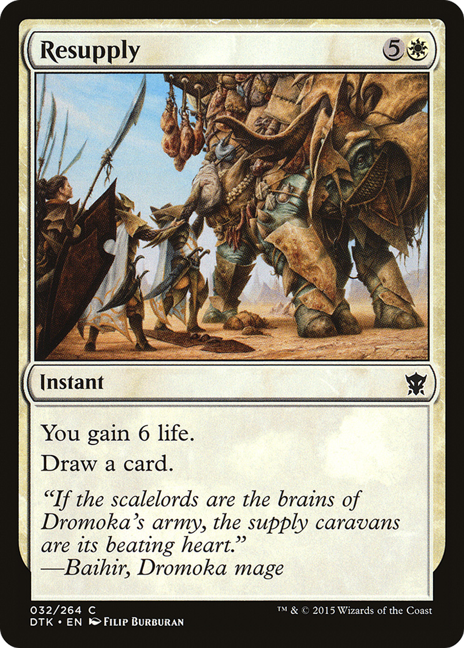 Resupply — Dragons of Tarkir — Magic: The Gathering