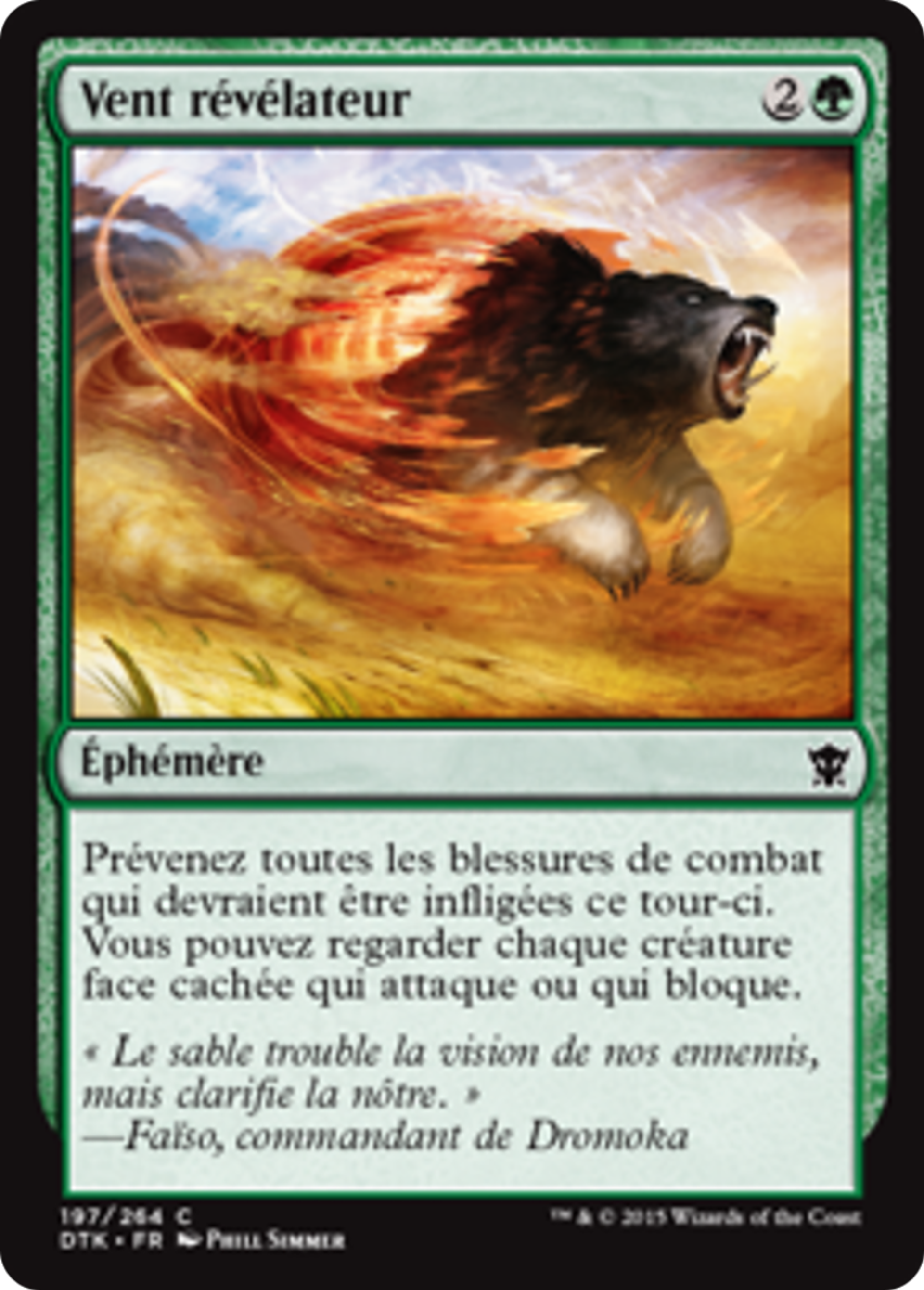 Vent révélateur — Dragons of Tarkir — Magic: The Gathering