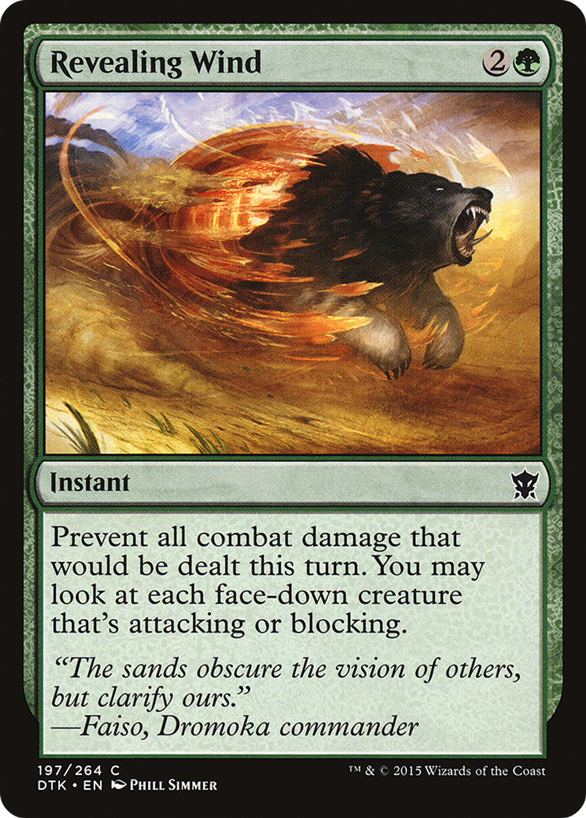Vent révélateur — Dragons of Tarkir — Magic: The Gathering
