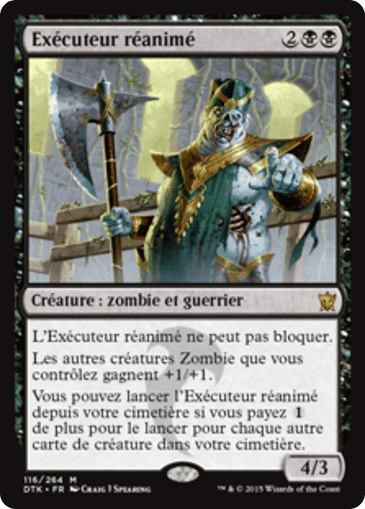 Exécuteur réanimé — Dragons of Tarkir — Magic: The Gathering