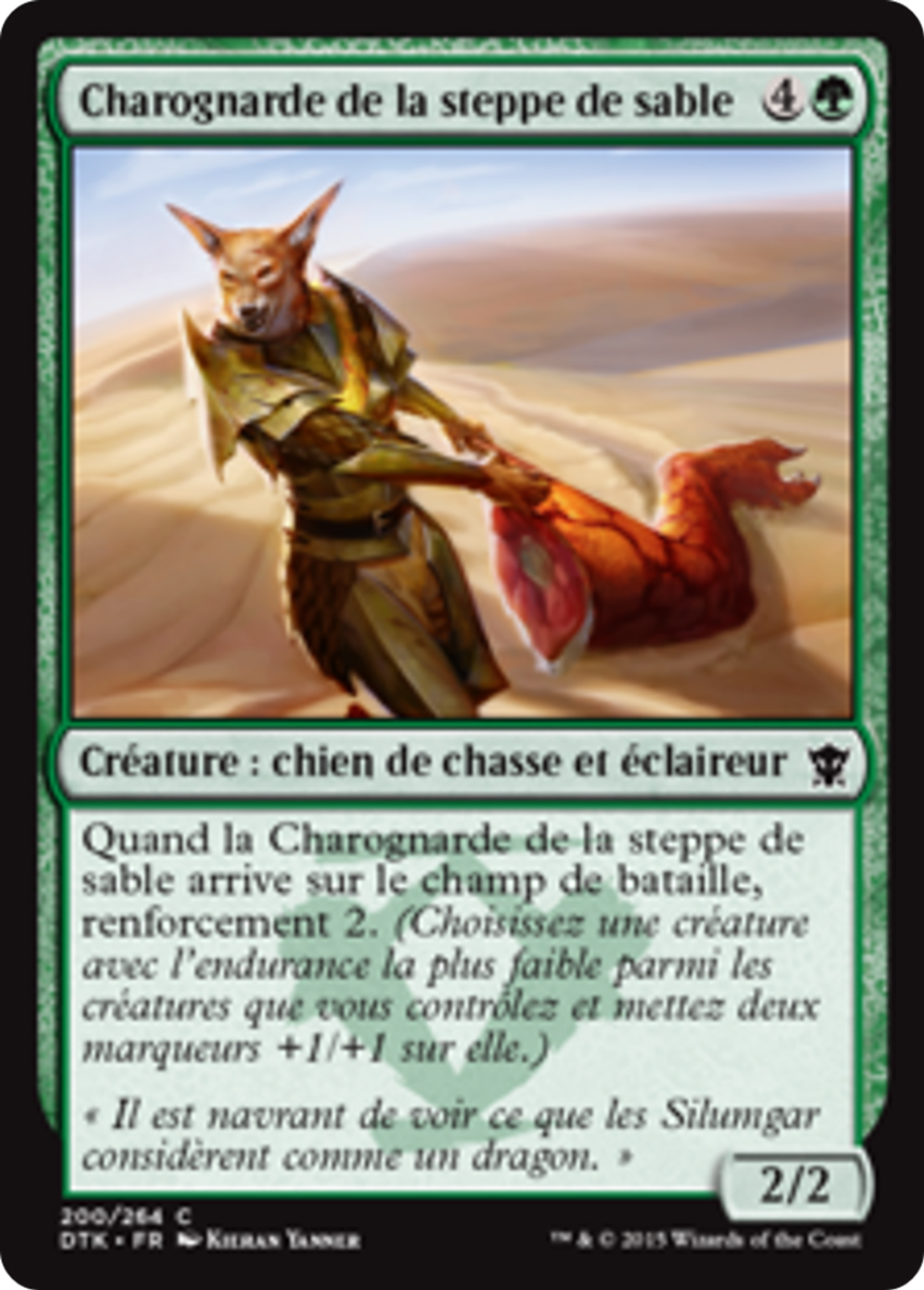 Charognarde de la steppe de sable — Dragons of Tarkir — Magic: The Gathering