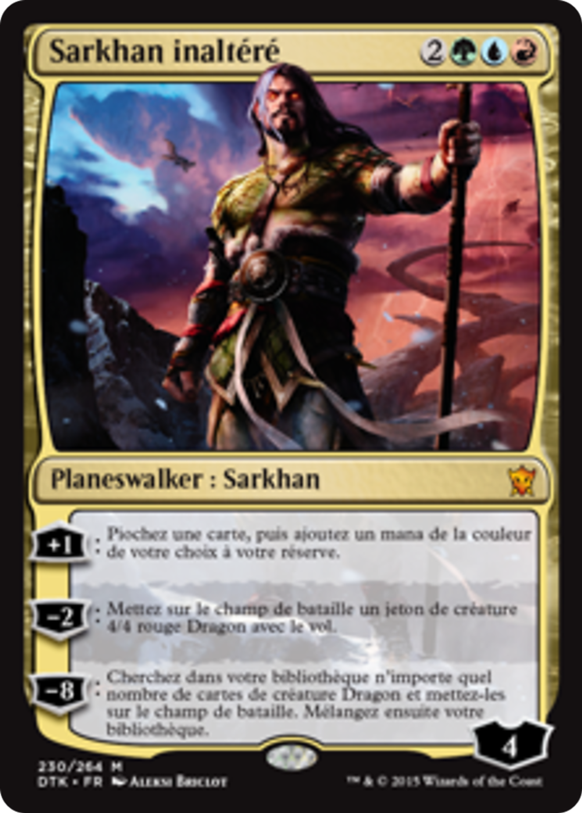 Sarkhan inaltéré — Dragons of Tarkir — Magic: The Gathering