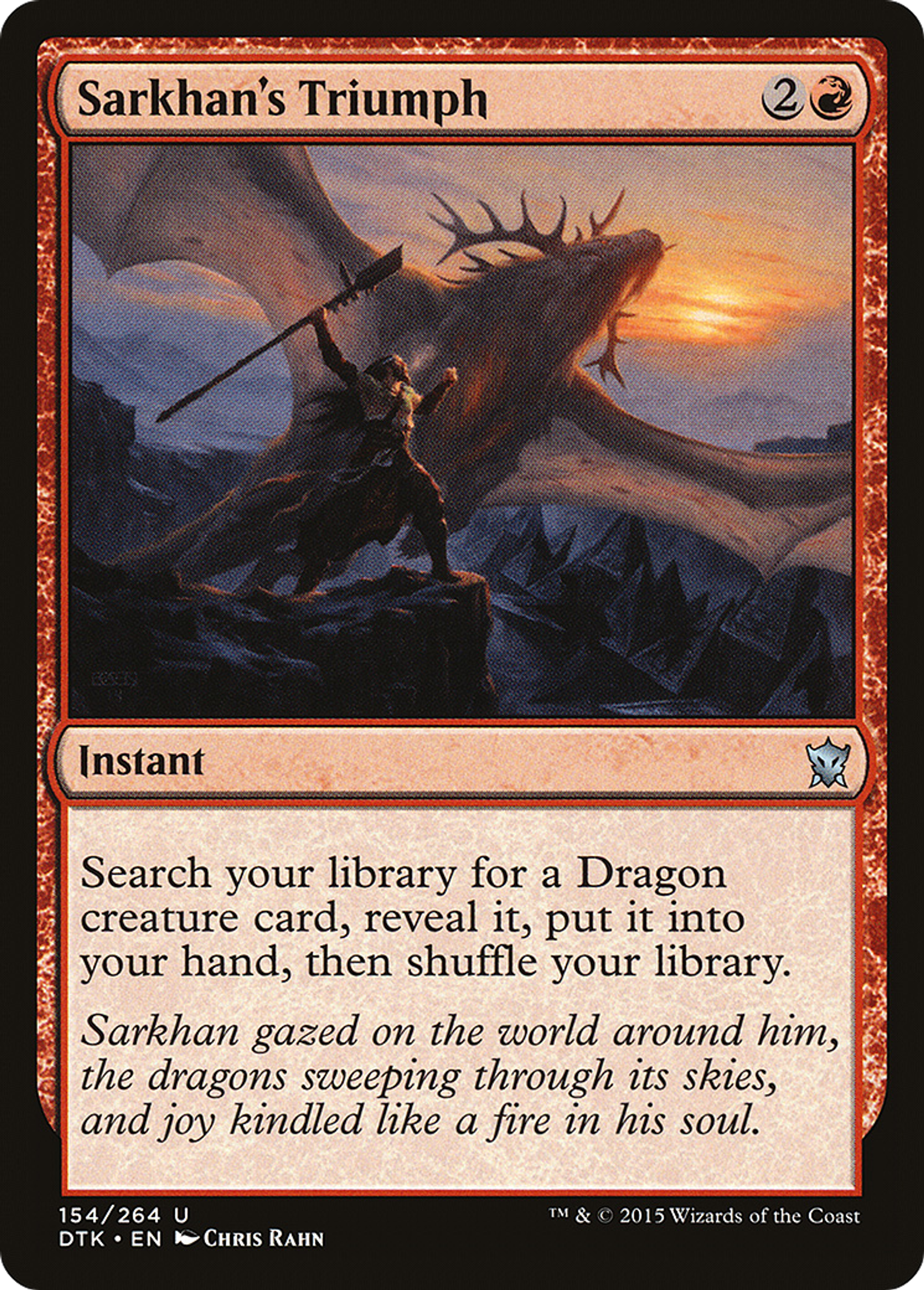 Sarkhan's Triumph — Dragons of Tarkir — Magic: The Gathering
