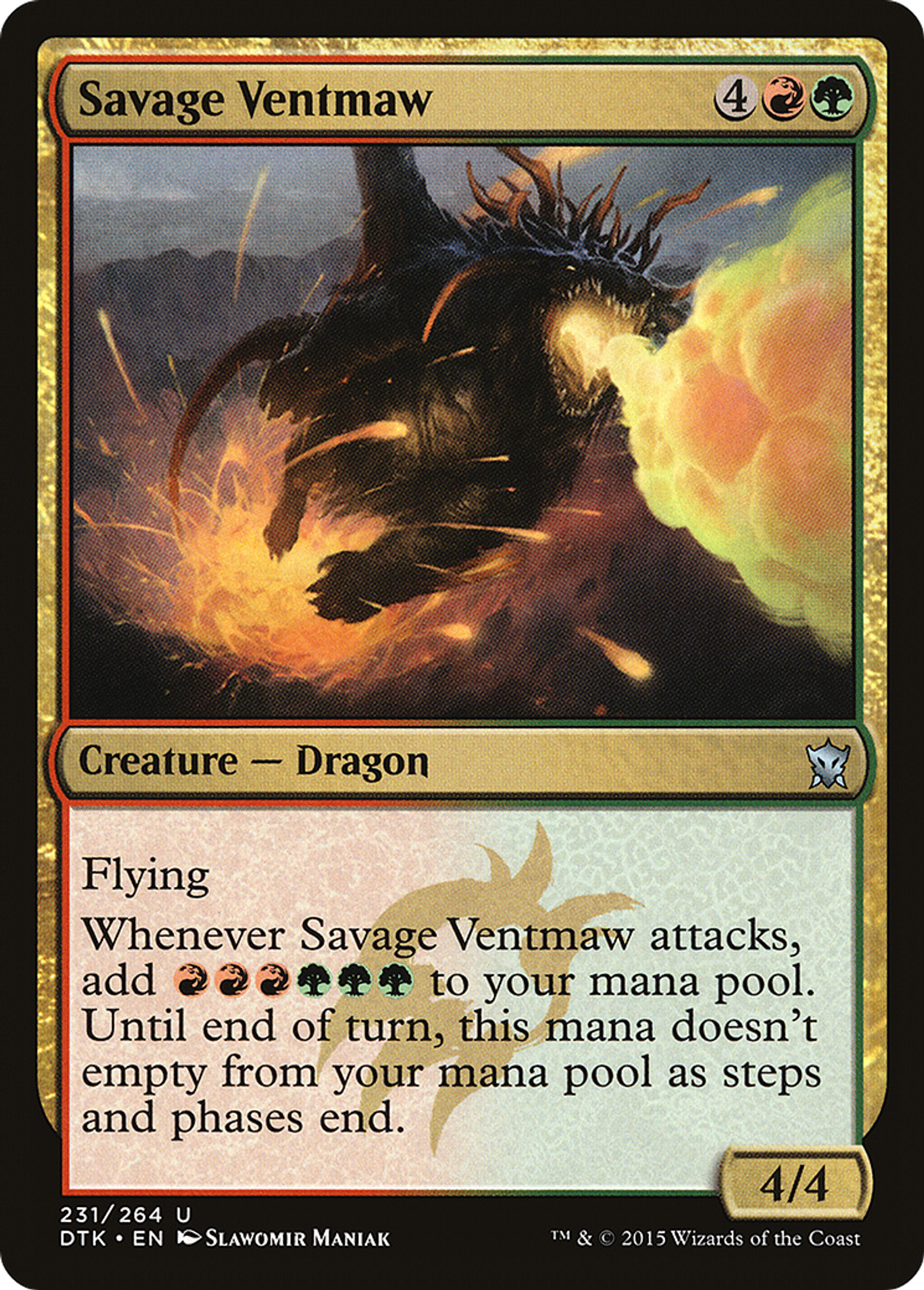 Ventegueule sauvage — Dragons of Tarkir — Magic: The Gathering