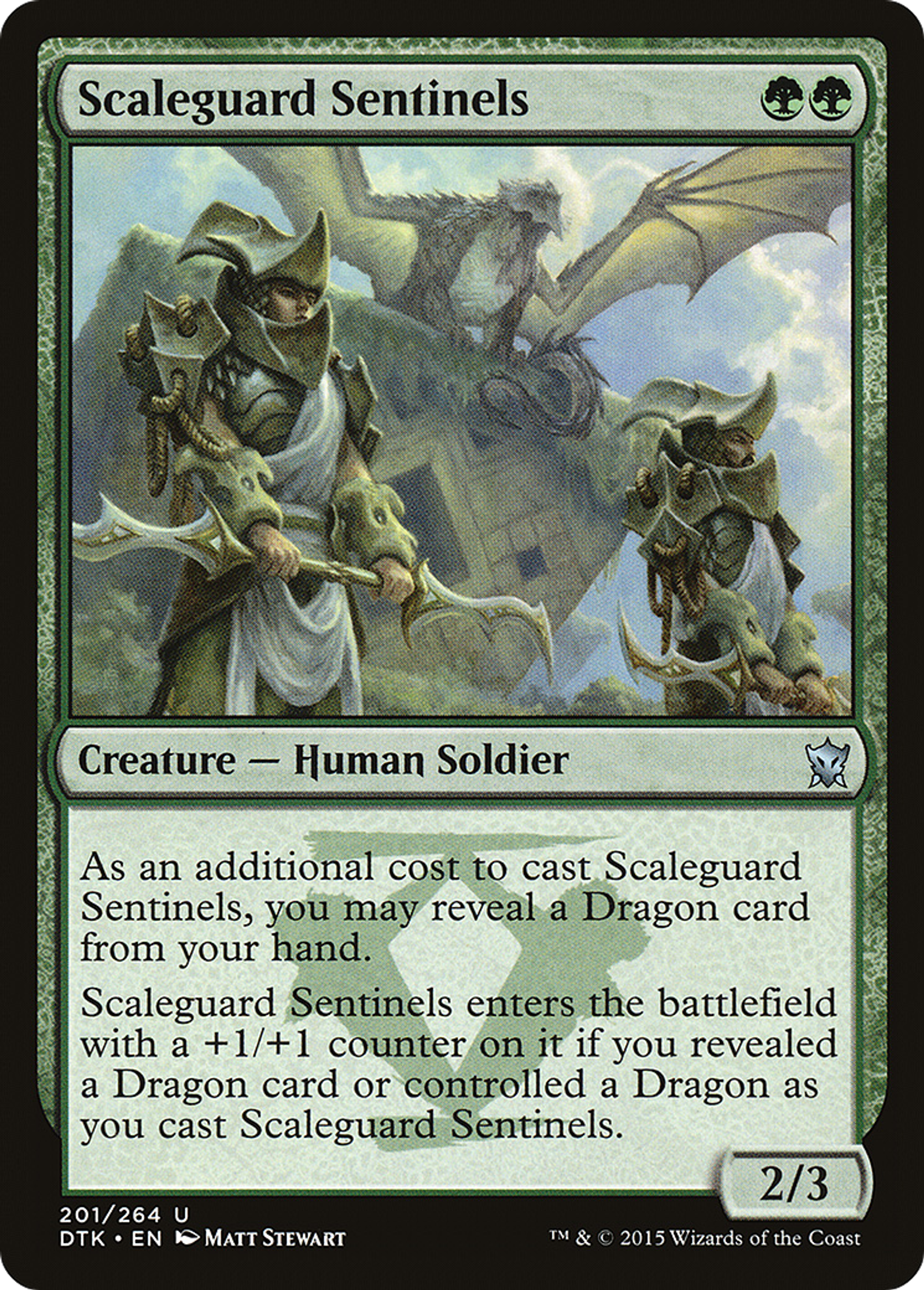 Scaleguard Sentinels — Dragons of Tarkir — Magic: The Gathering