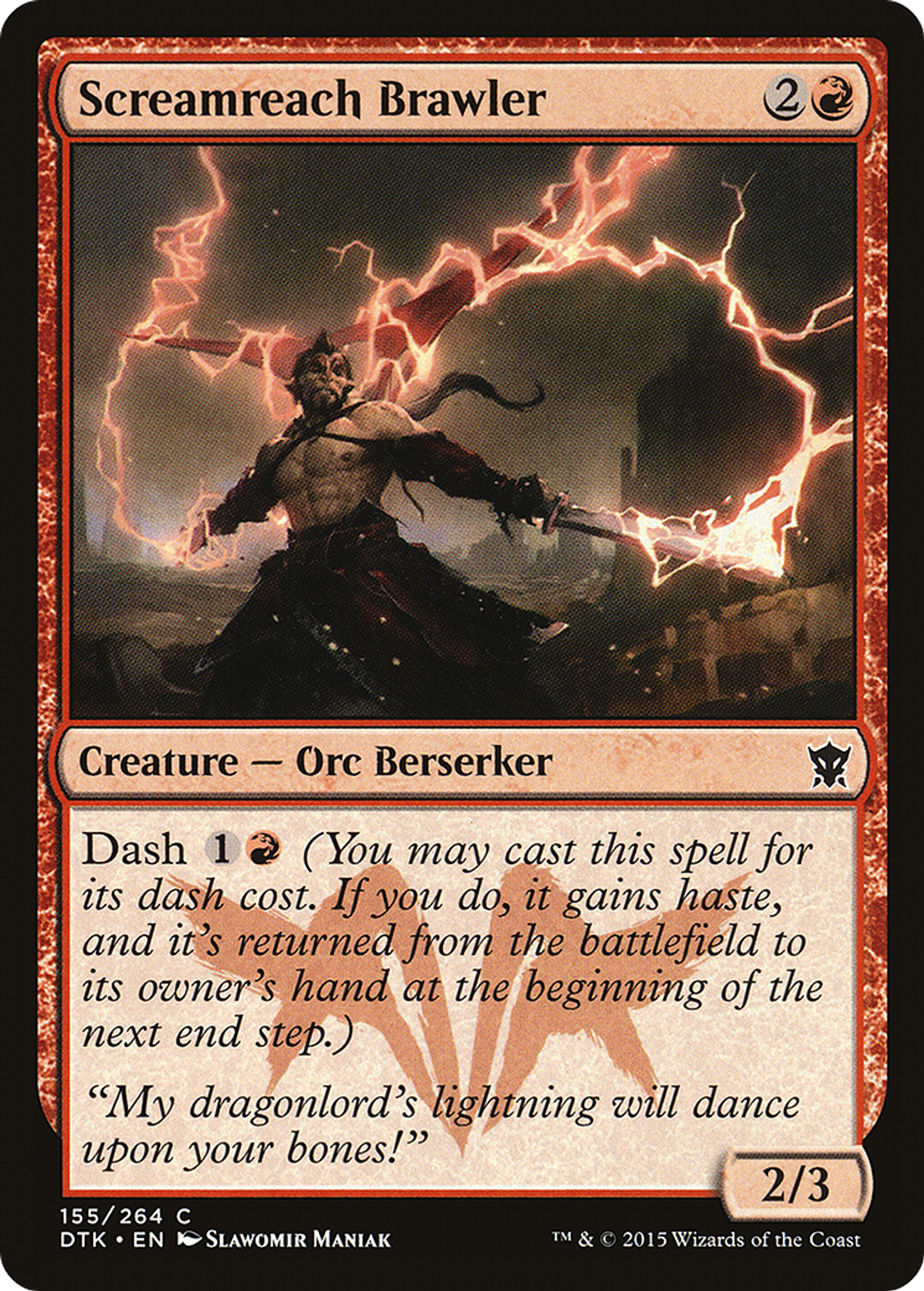 Bagarreur de l'Étendue des Clameurs — Dragons of Tarkir — Magic: The Gathering