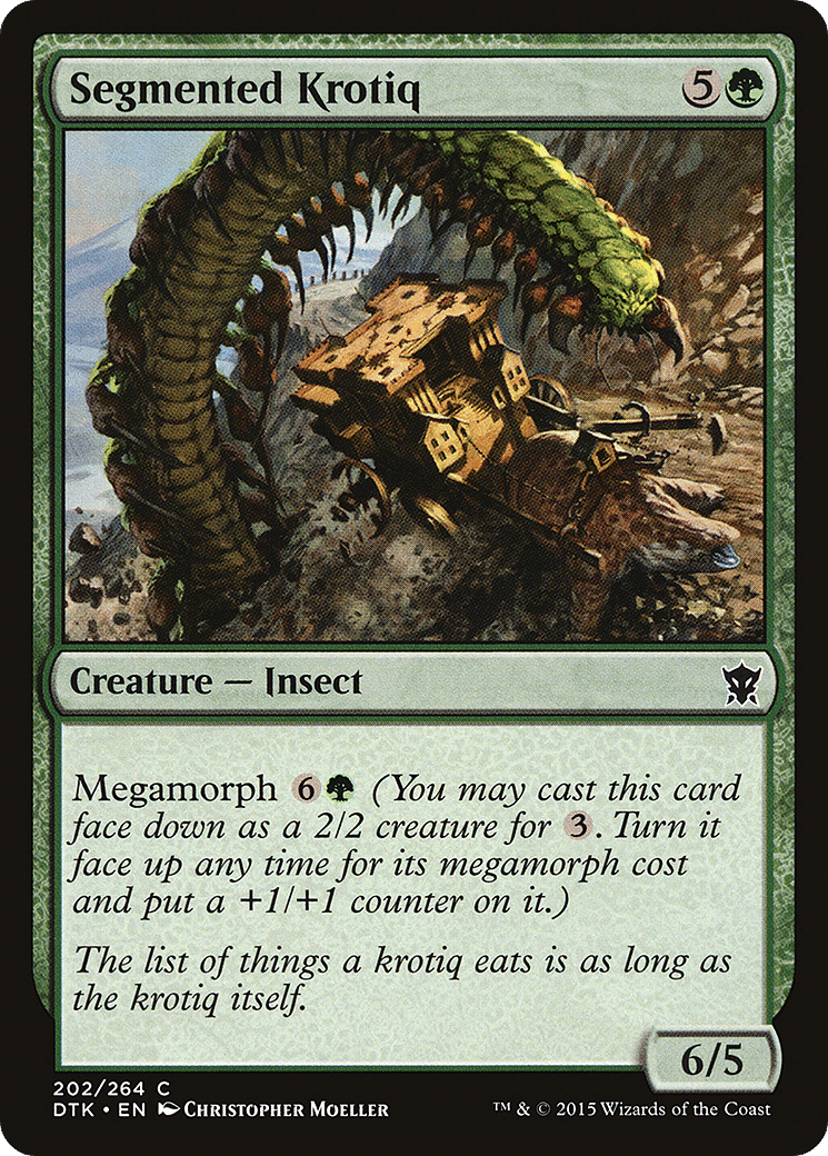 Segmented Krotiq — Dragons of Tarkir — Magic: The Gathering