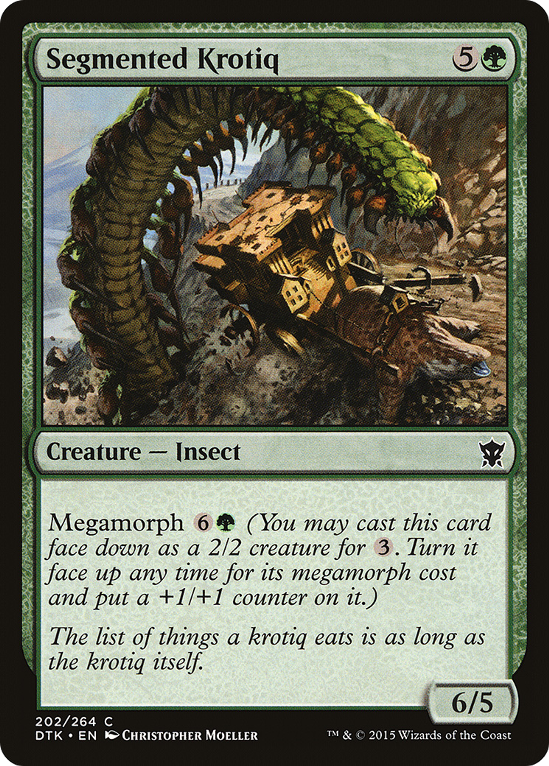 Krotiq segmenté — Dragons of Tarkir — Magic: The Gathering