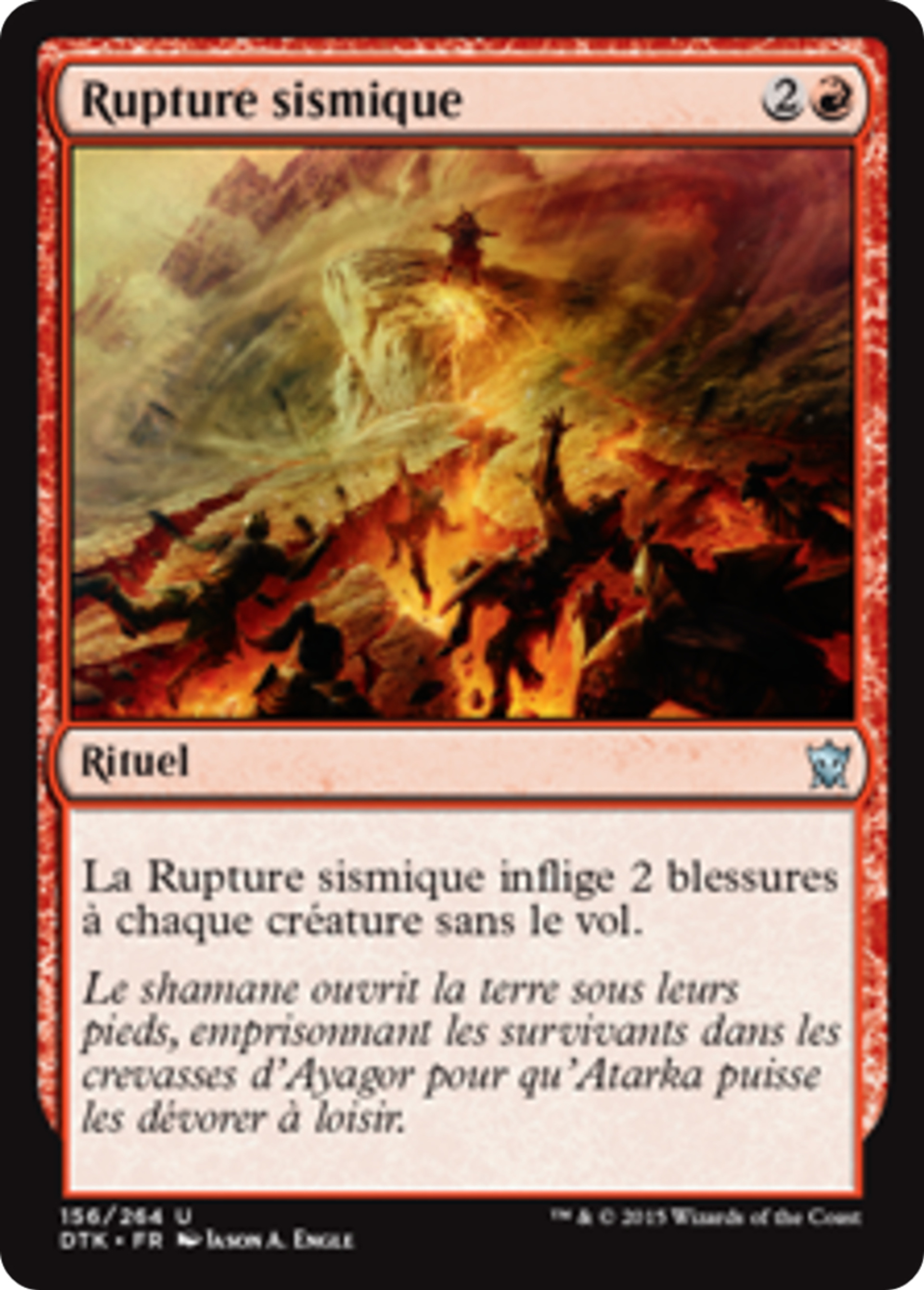 Rupture sismique — Dragons of Tarkir — Magic: The Gathering