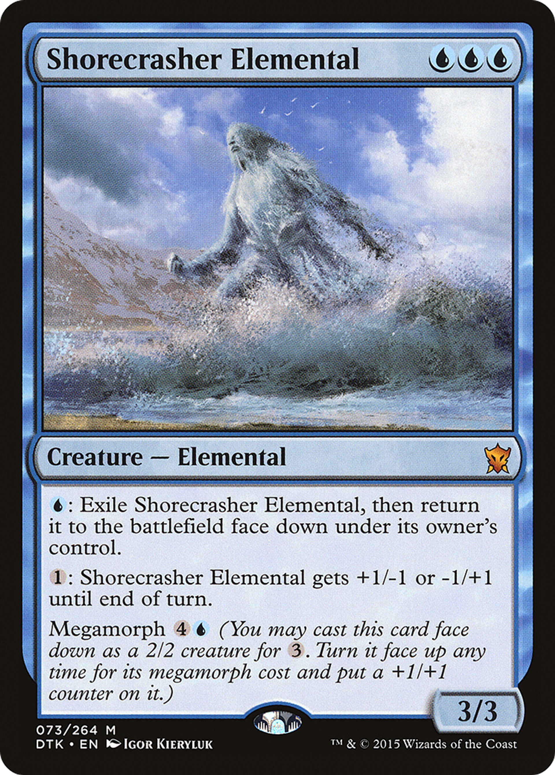Élémental du rivage — Dragons of Tarkir — Magic: The Gathering