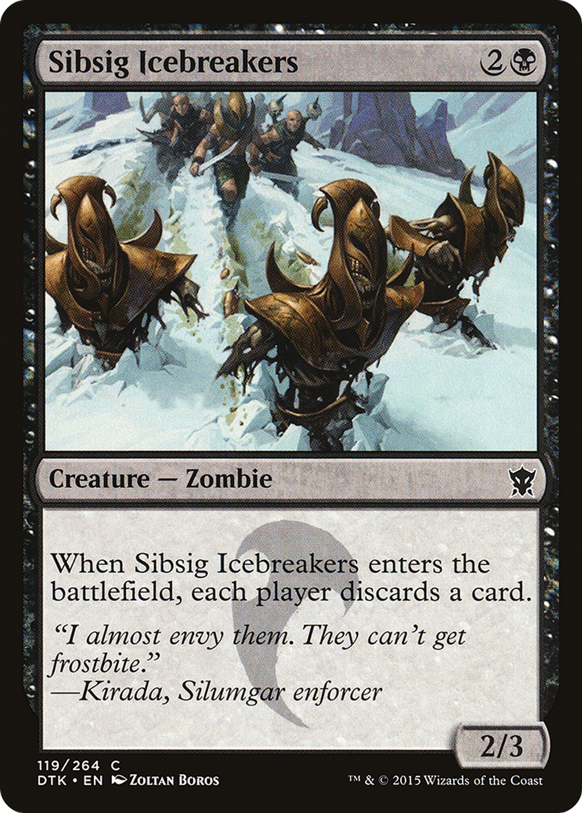 Brise-glaces sibsig — Dragons of Tarkir — Magic: The Gathering