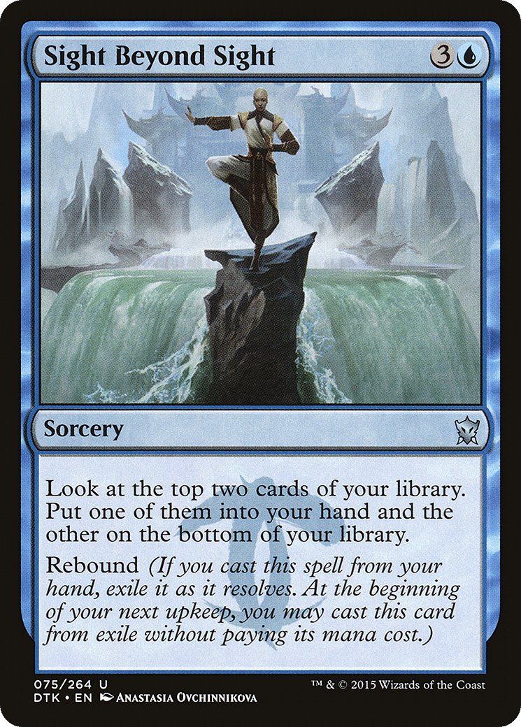 Sight Beyond Sight — Dragons of Tarkir — Magic: The Gathering