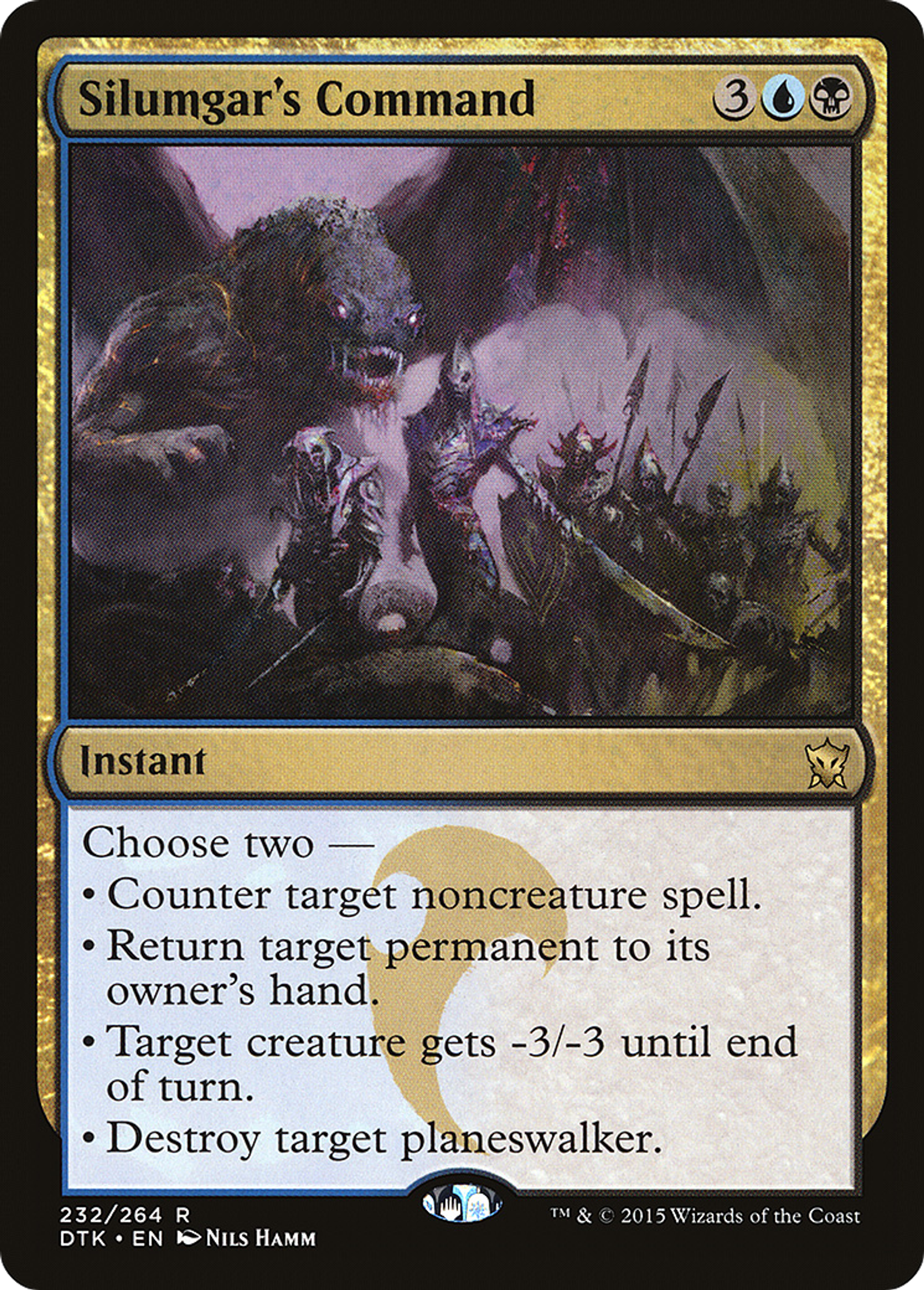 Commandement de Silumgar — Dragons of Tarkir — Magic: The Gathering