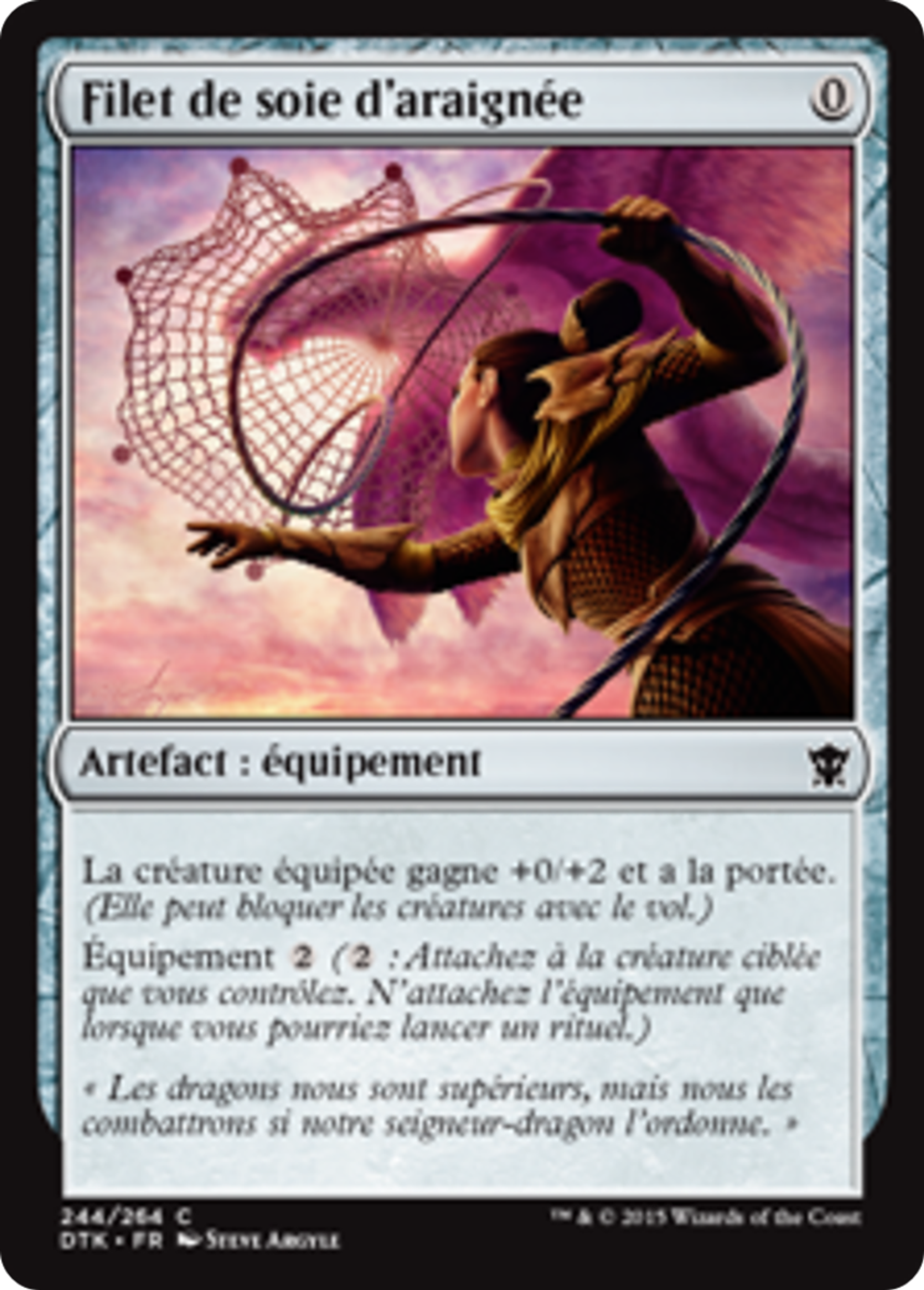 Filet de soie d'araignée — Dragons of Tarkir — Magic: The Gathering