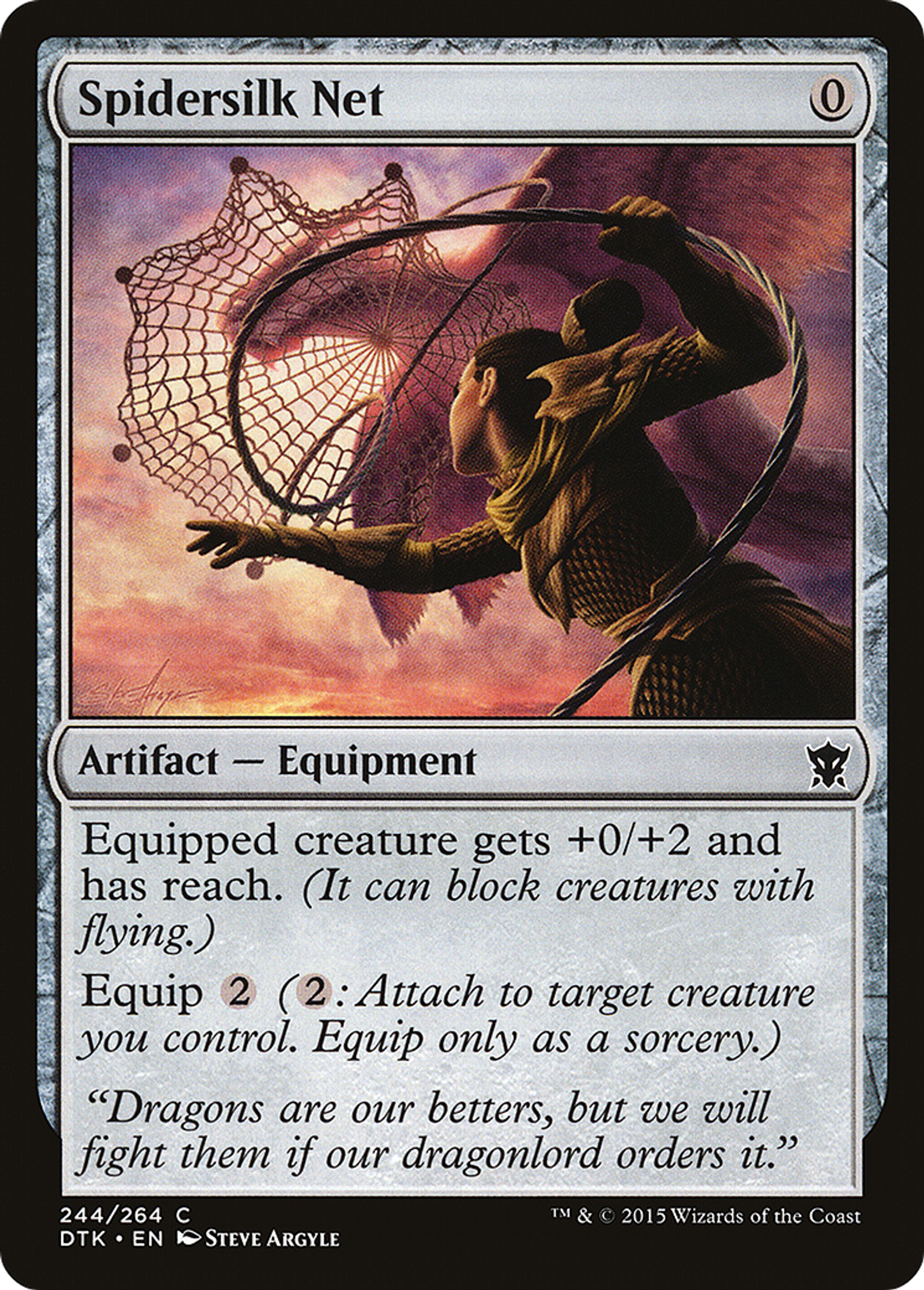 Filet de soie d'araignée — Dragons of Tarkir — Magic: The Gathering