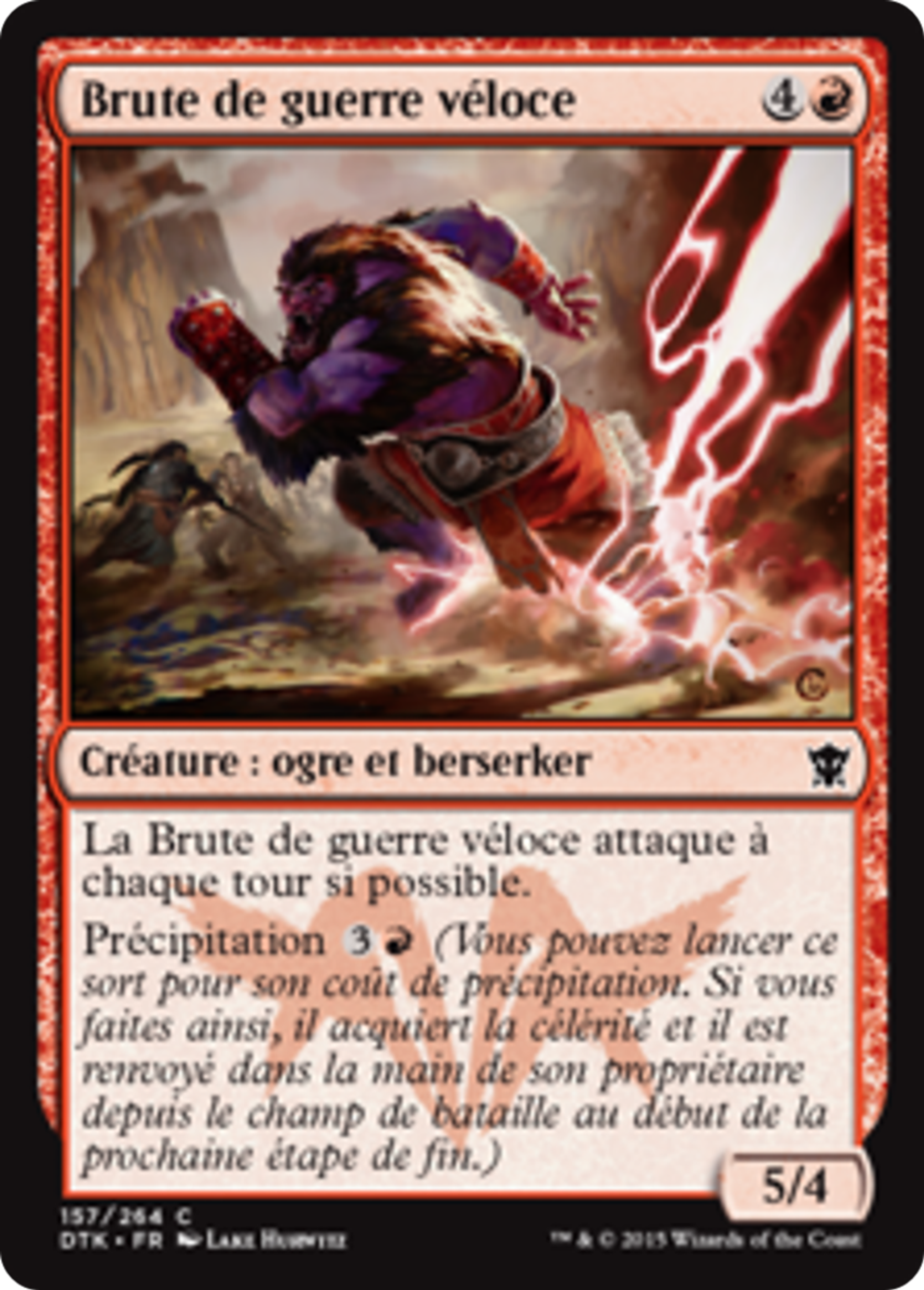 Brute de guerre véloce — Dragons of Tarkir — Magic: The Gathering