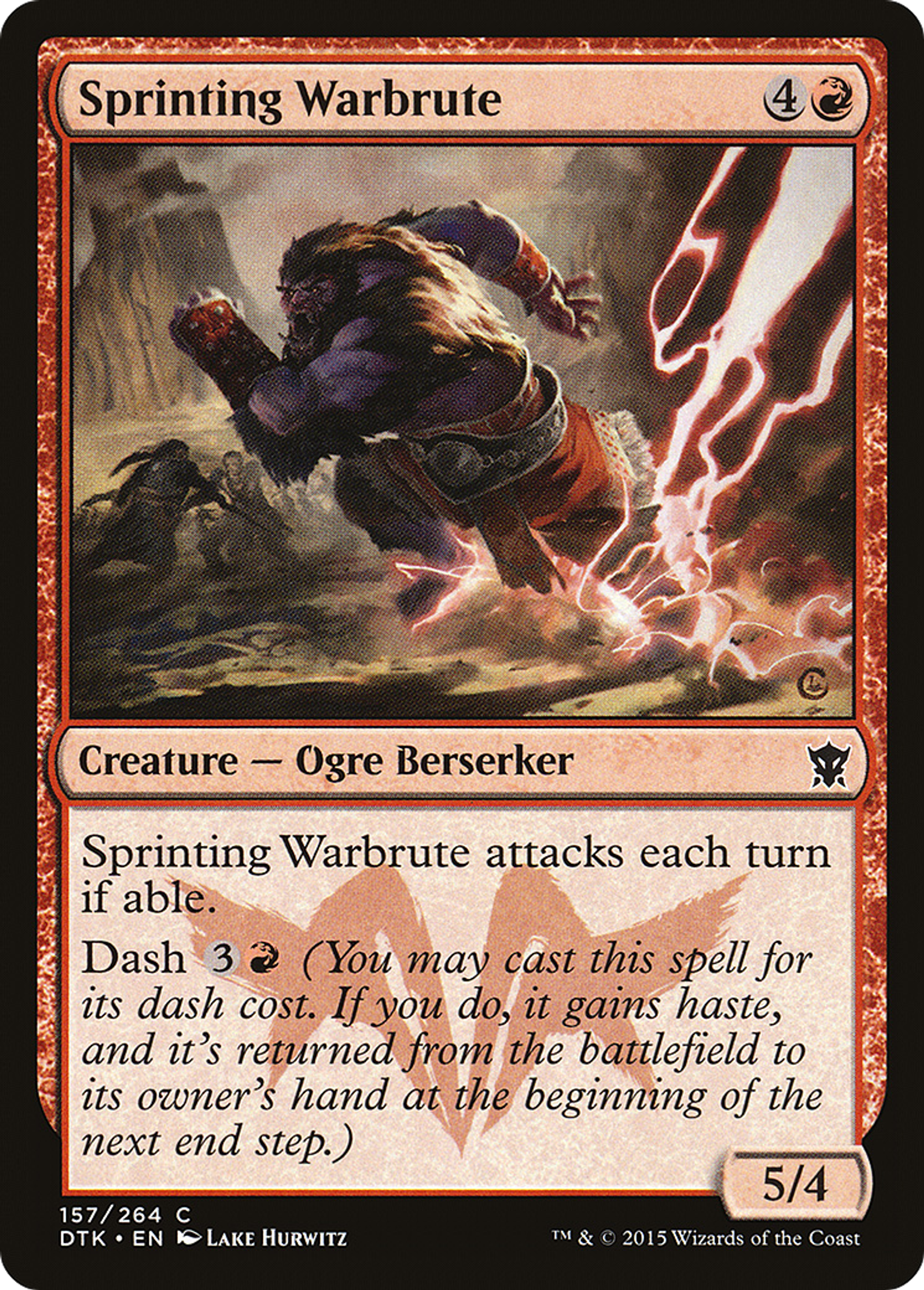Brute de guerre véloce — Dragons of Tarkir — Magic: The Gathering