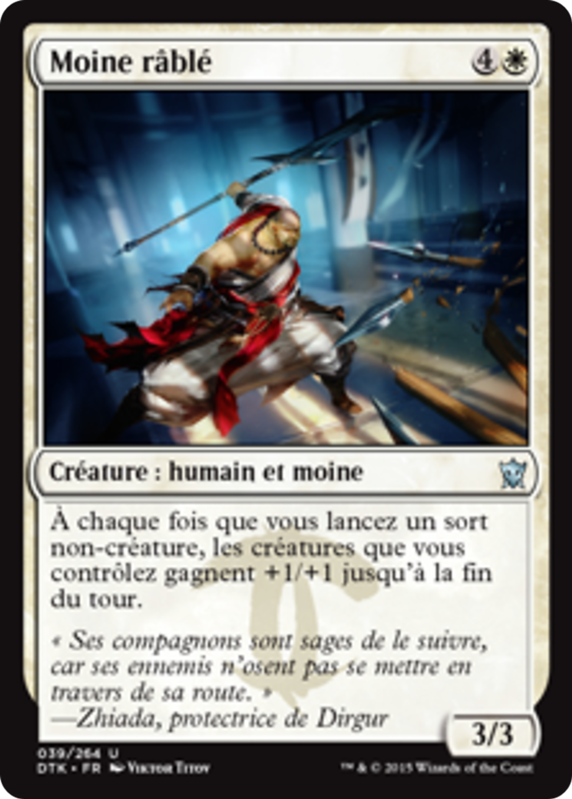 Moine râblé — Dragons of Tarkir — Magic: The Gathering
