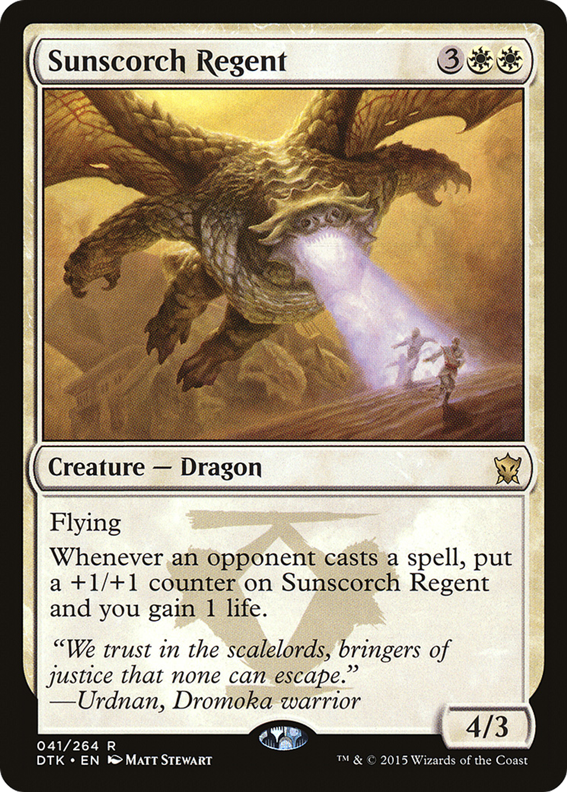 Sunscorch Regent — Dragons of Tarkir — Magic: The Gathering