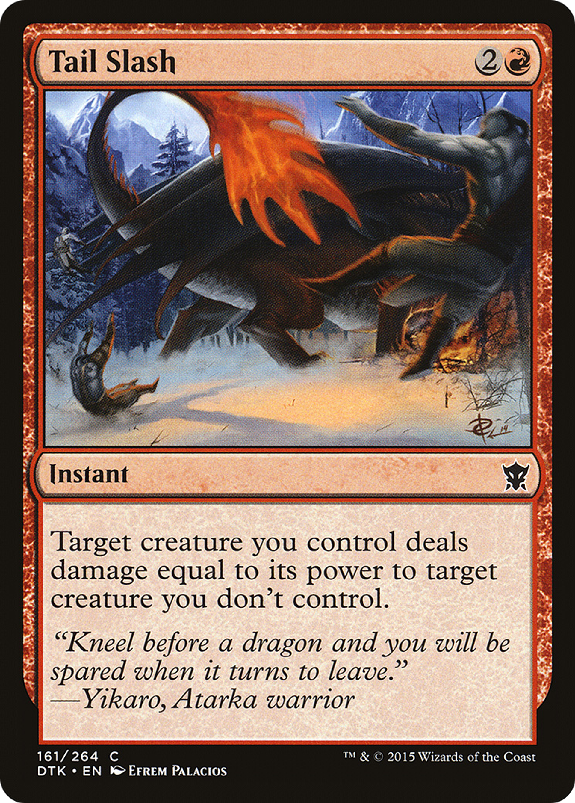 Balafre caudale — Dragons of Tarkir — Magic: The Gathering