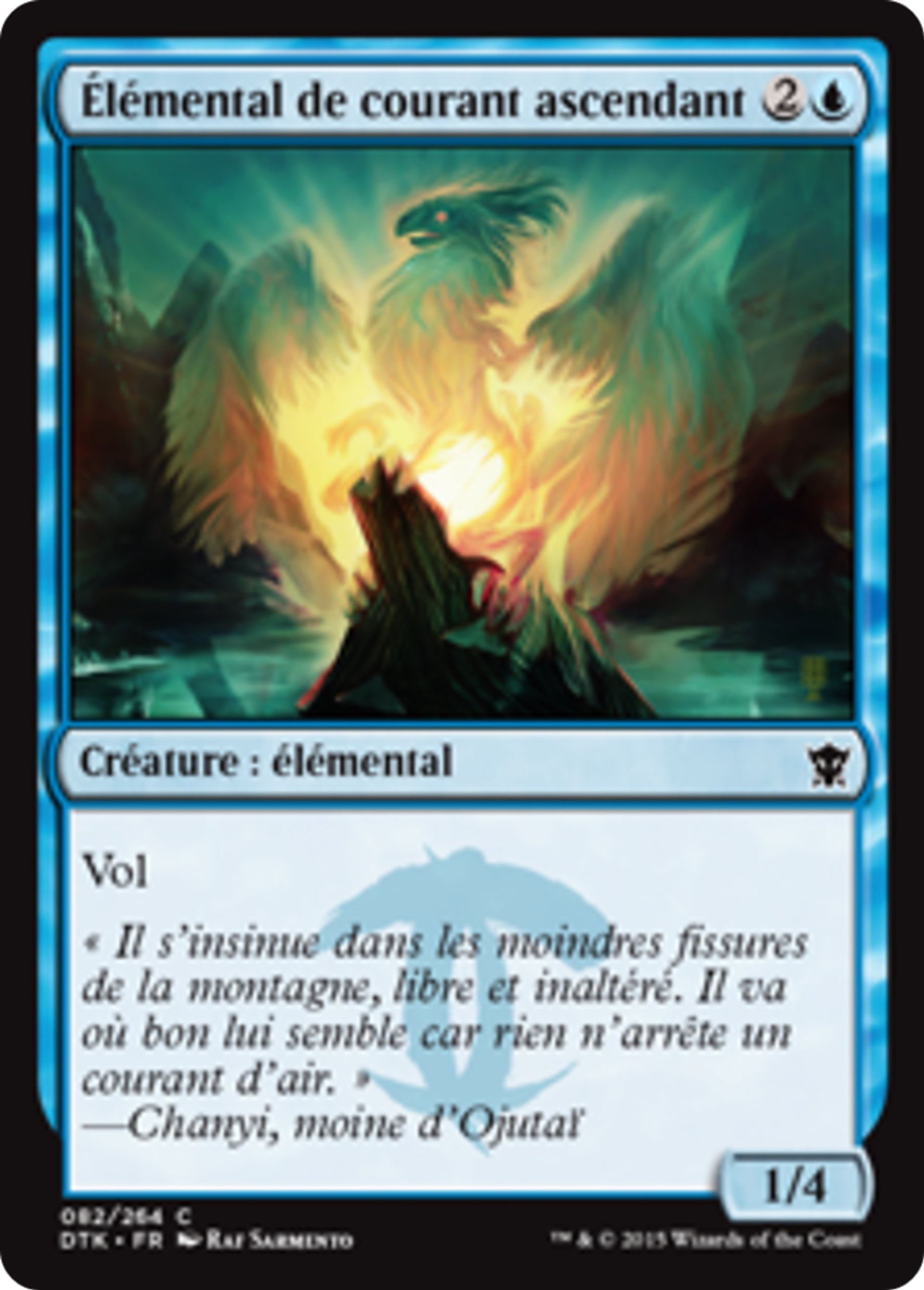 Élémental de courant ascendant — Dragons of Tarkir — Magic: The Gathering