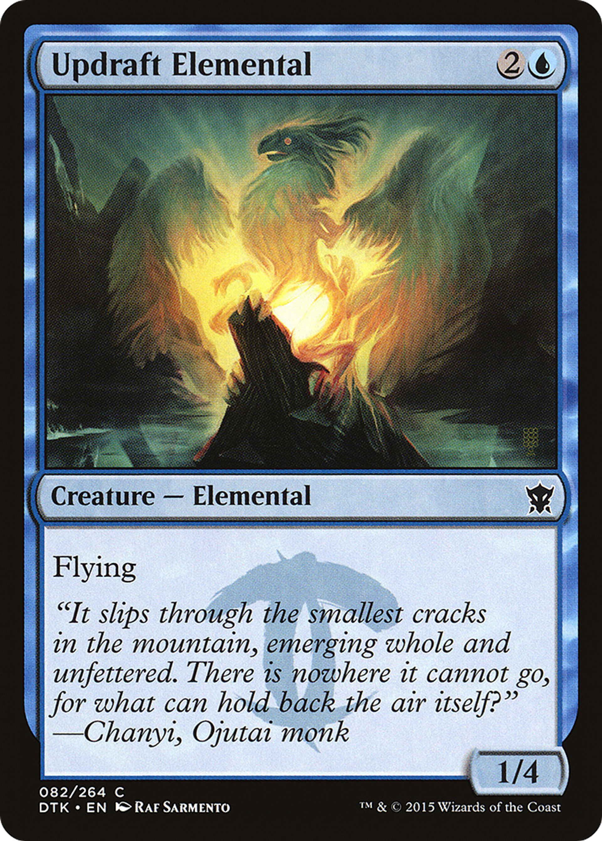 Élémental de courant ascendant — Dragons of Tarkir — Magic: The Gathering
