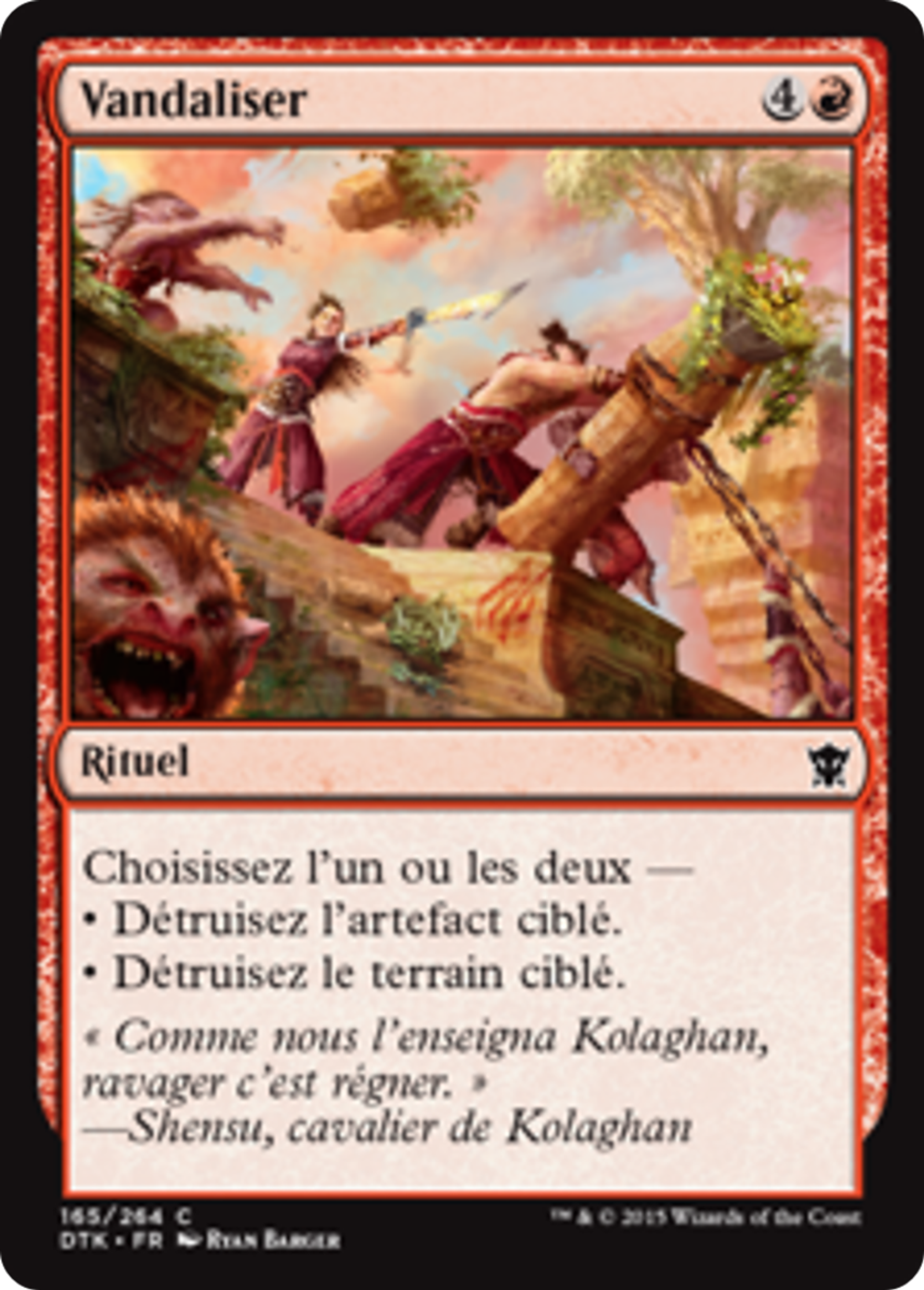 Vandaliser — Dragons of Tarkir — Magic: The Gathering