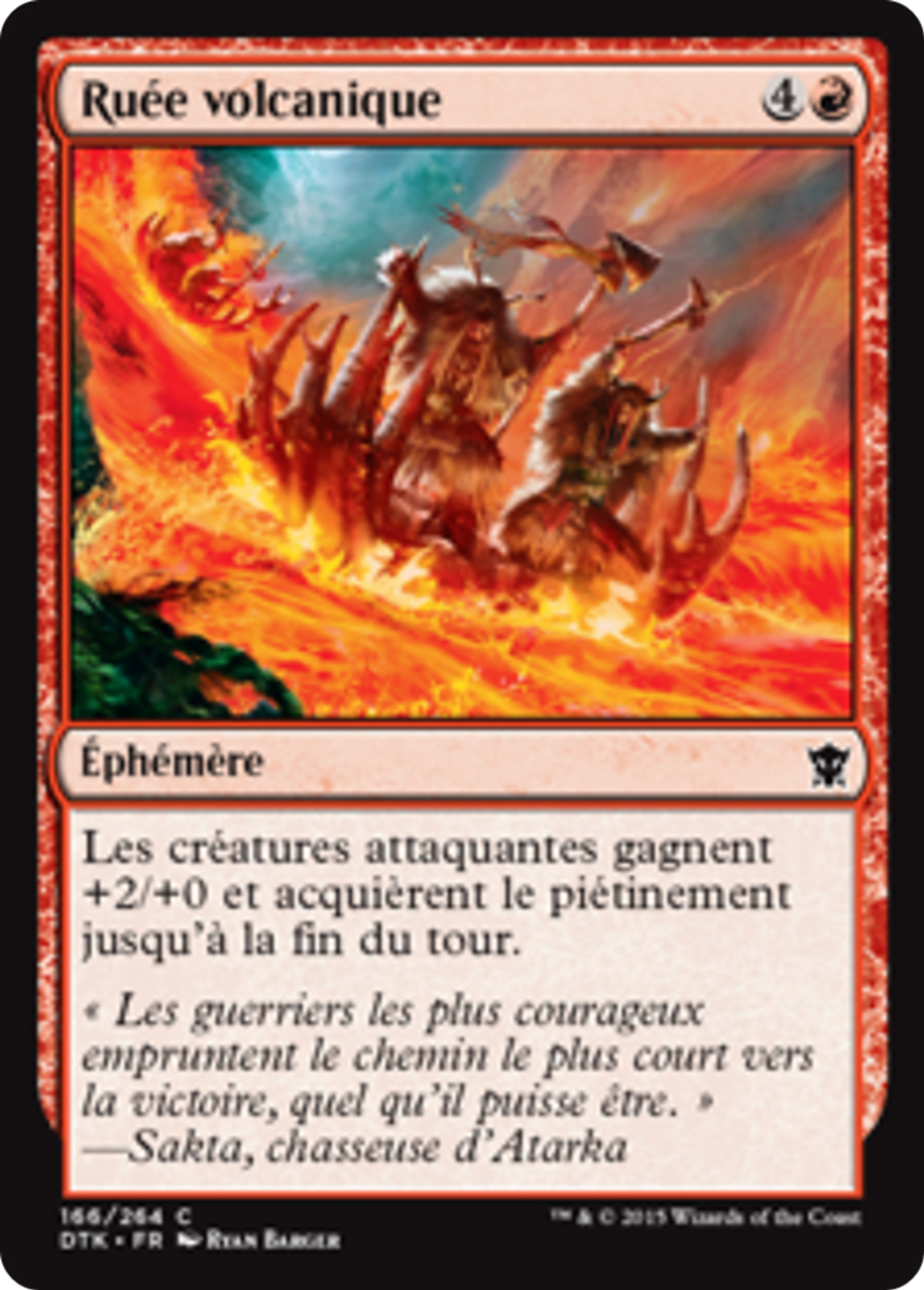 Ruée volcanique — Dragons of Tarkir — Magic: The Gathering