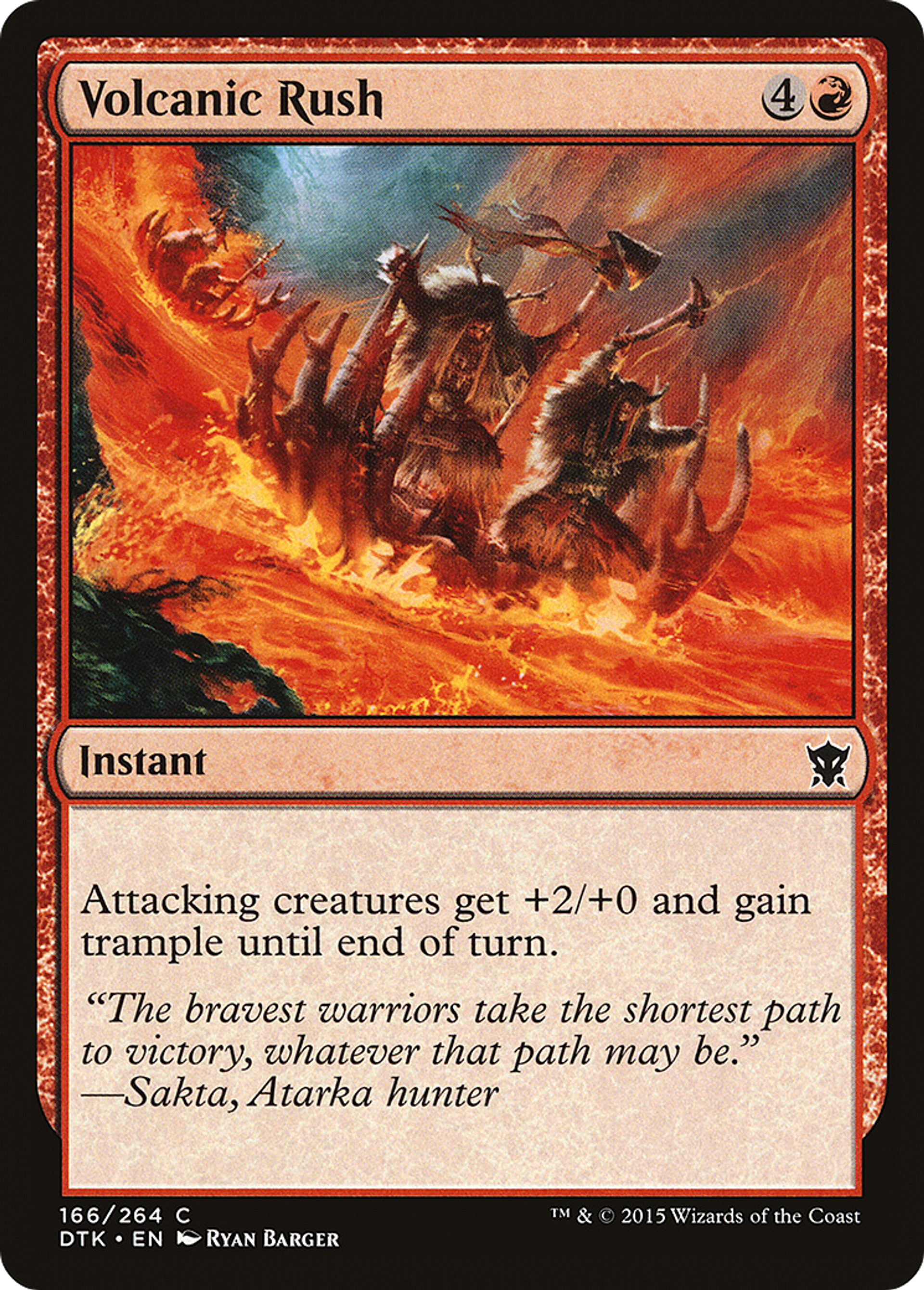 Ruée volcanique — Dragons of Tarkir — Magic: The Gathering
