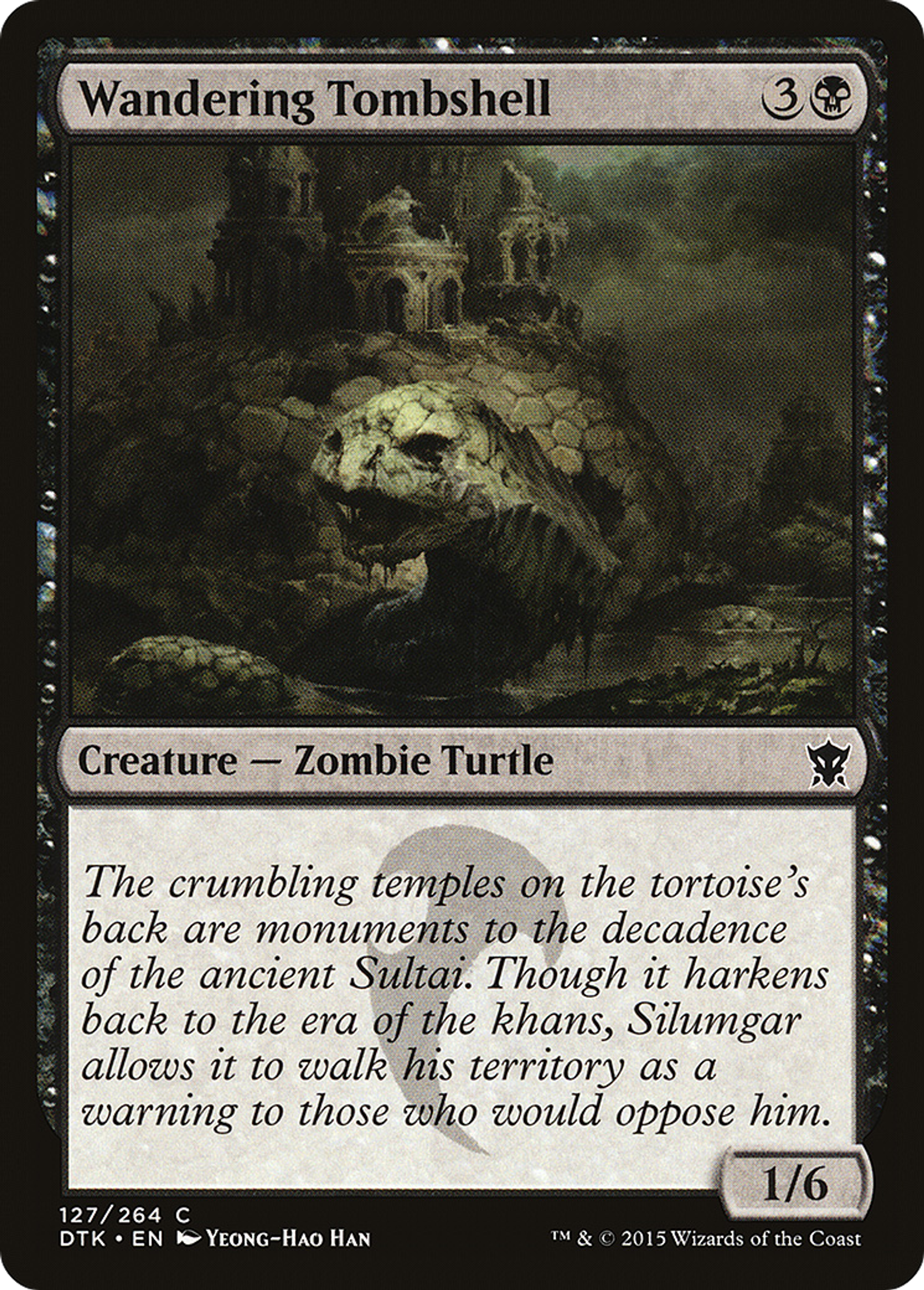 Carapace-nécropole errante — Dragons of Tarkir — Magic: The Gathering